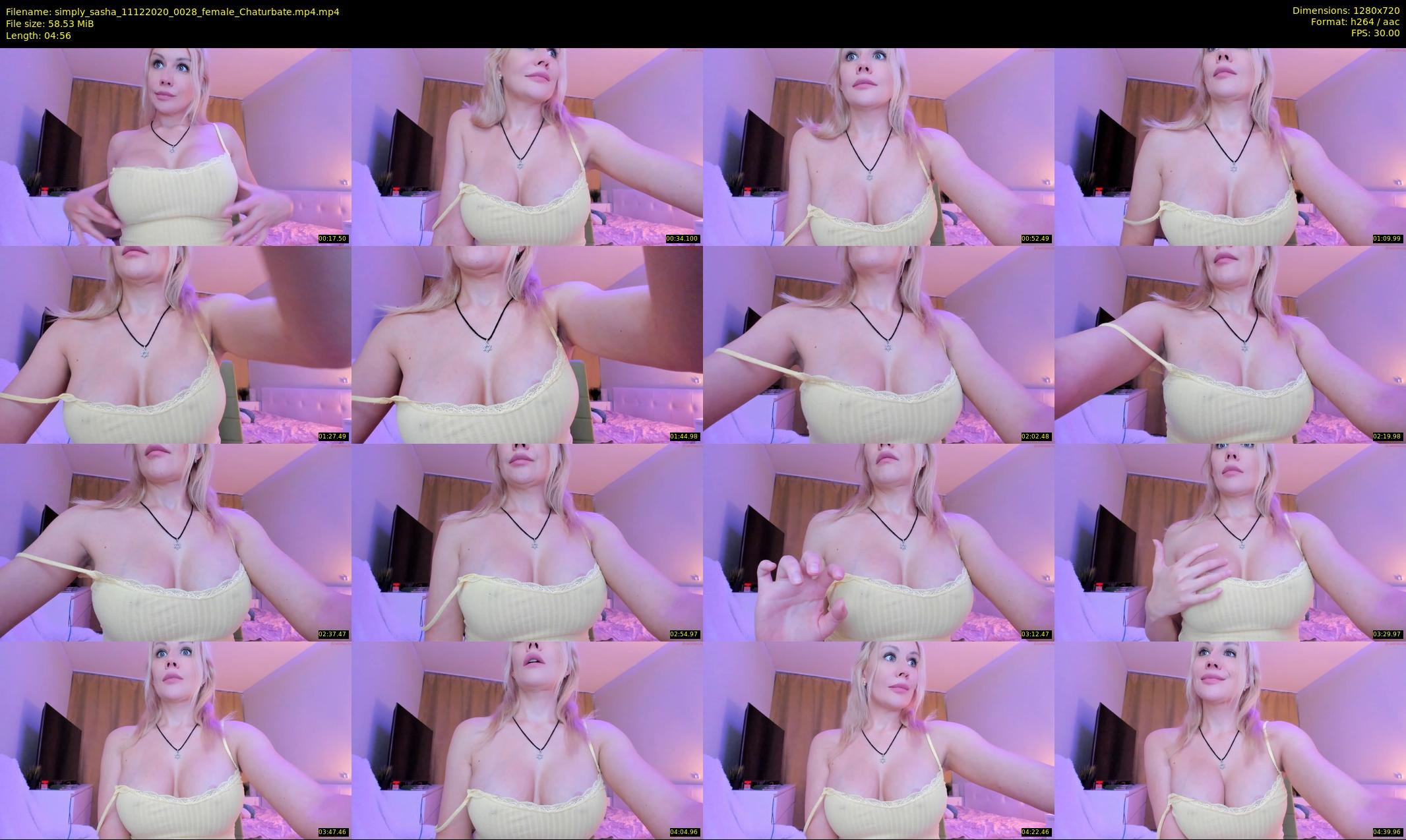 simply_sasha — 5 minute Chaturbate female cam show recording, 720p, Dec 11, 2020