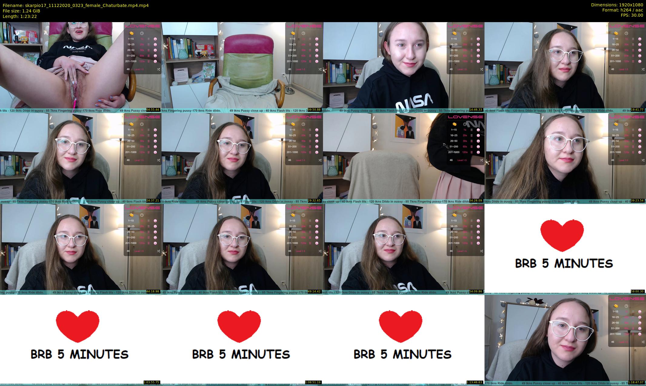 skarpio17 — 84 minute Chaturbate female cam show recording, 1080p, Dec 11, 2020