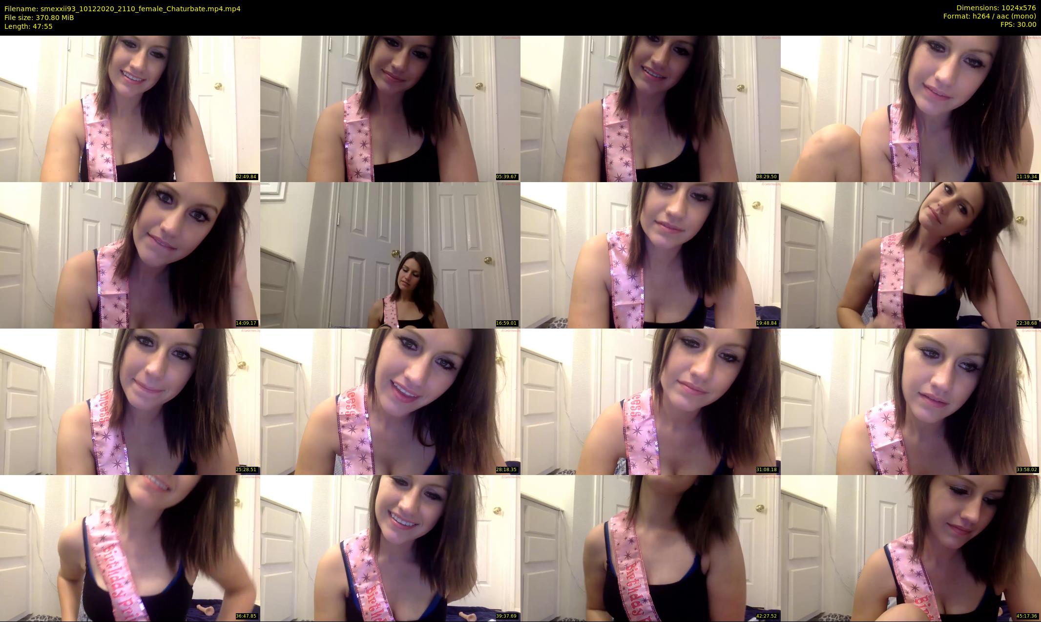 smexxii93 — 48 minute Chaturbate female cam show recording, 480p, Dec 10, 2020