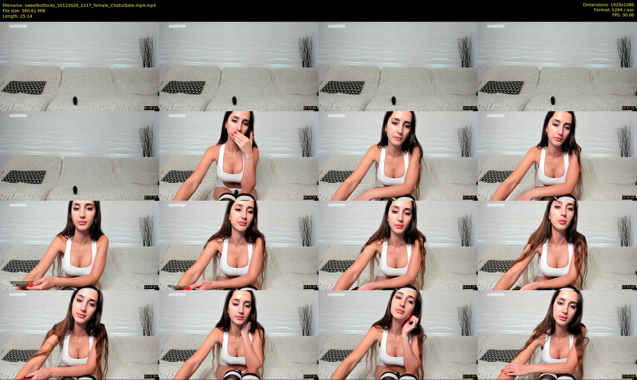 sweetbuttocks — 26 minute Chaturbate female cam show recording, 1080p, Dec 10, 2020