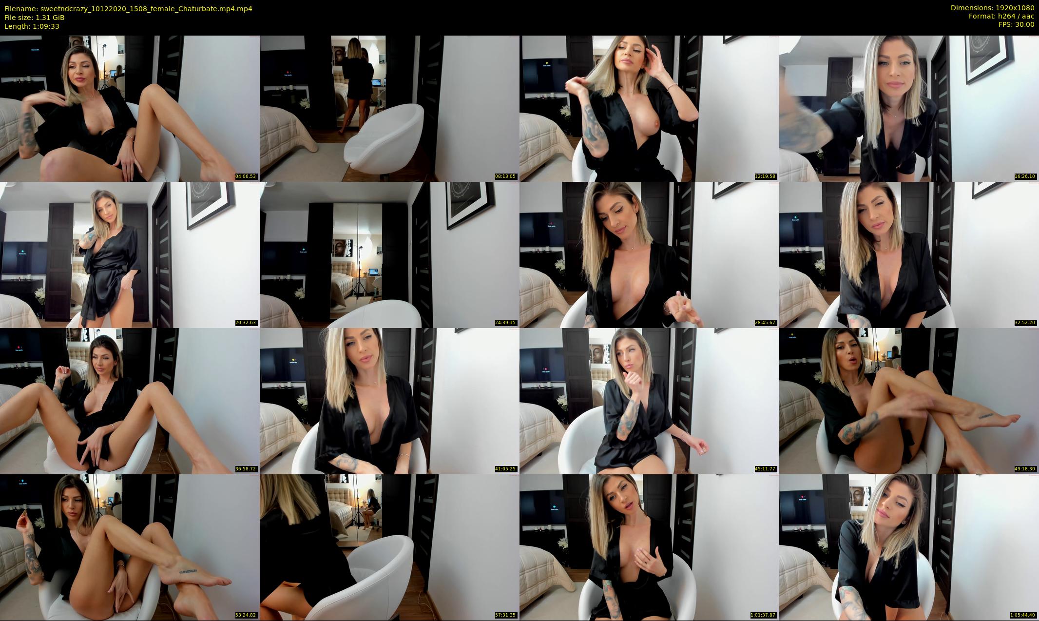 sweetndcrazy — 70 minute Chaturbate female cam show recording, 1080p, Dec 10, 2020
