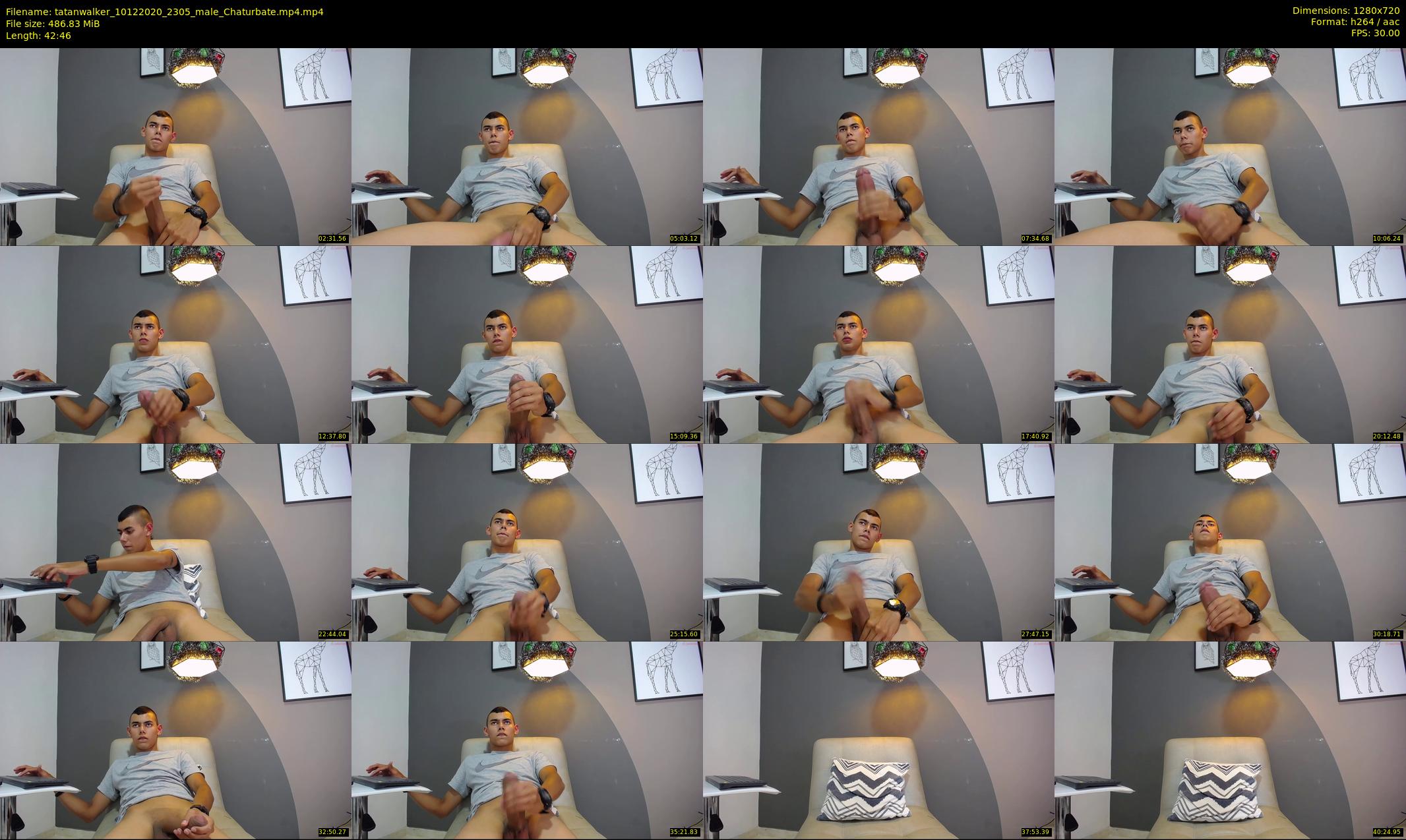 tatanwalker — 43 minute Chaturbate male cam show recording, 720p, Dec 10, 2020