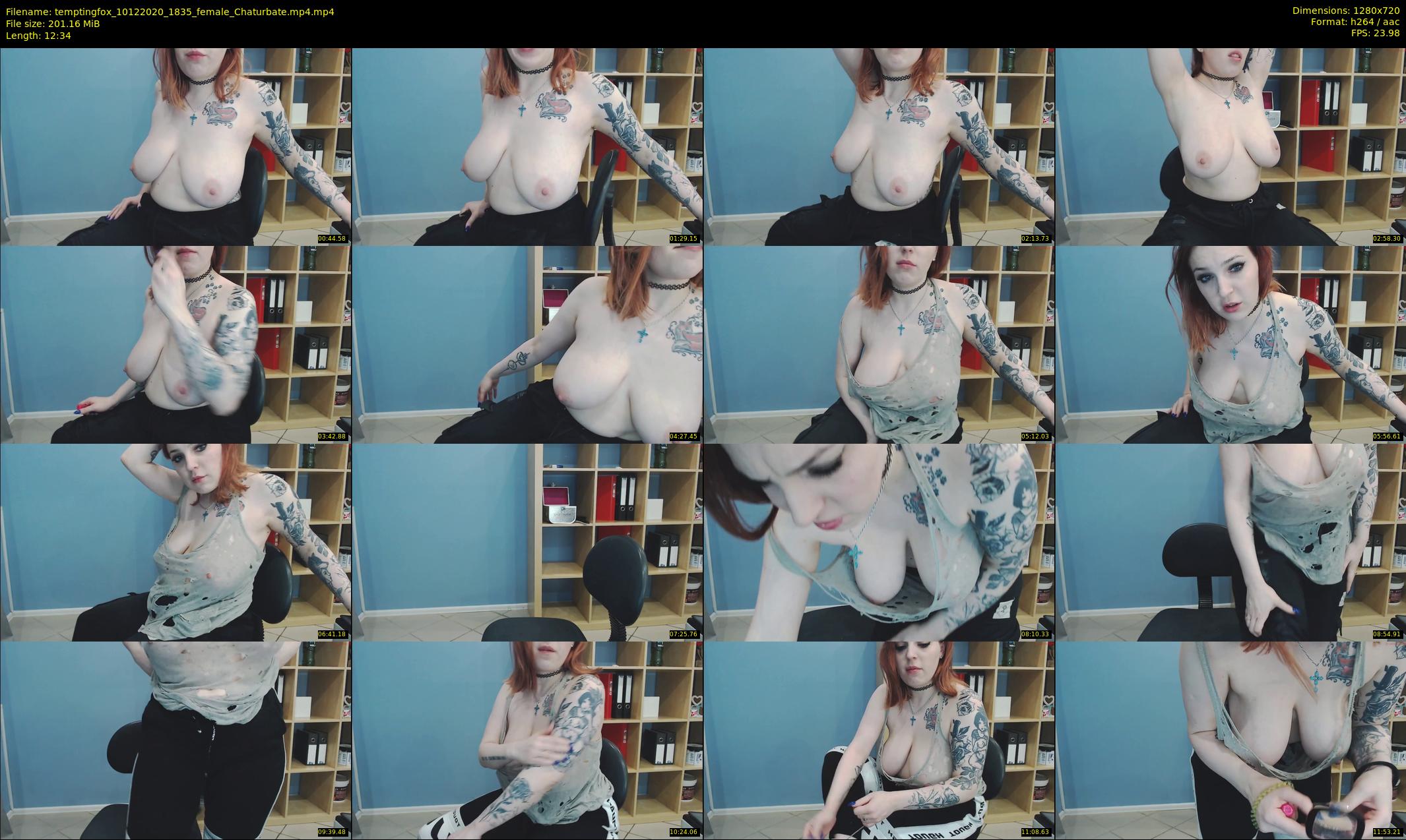 temptingfox — 13 minute Chaturbate female cam show recording, 720p, Dec 10, 2020