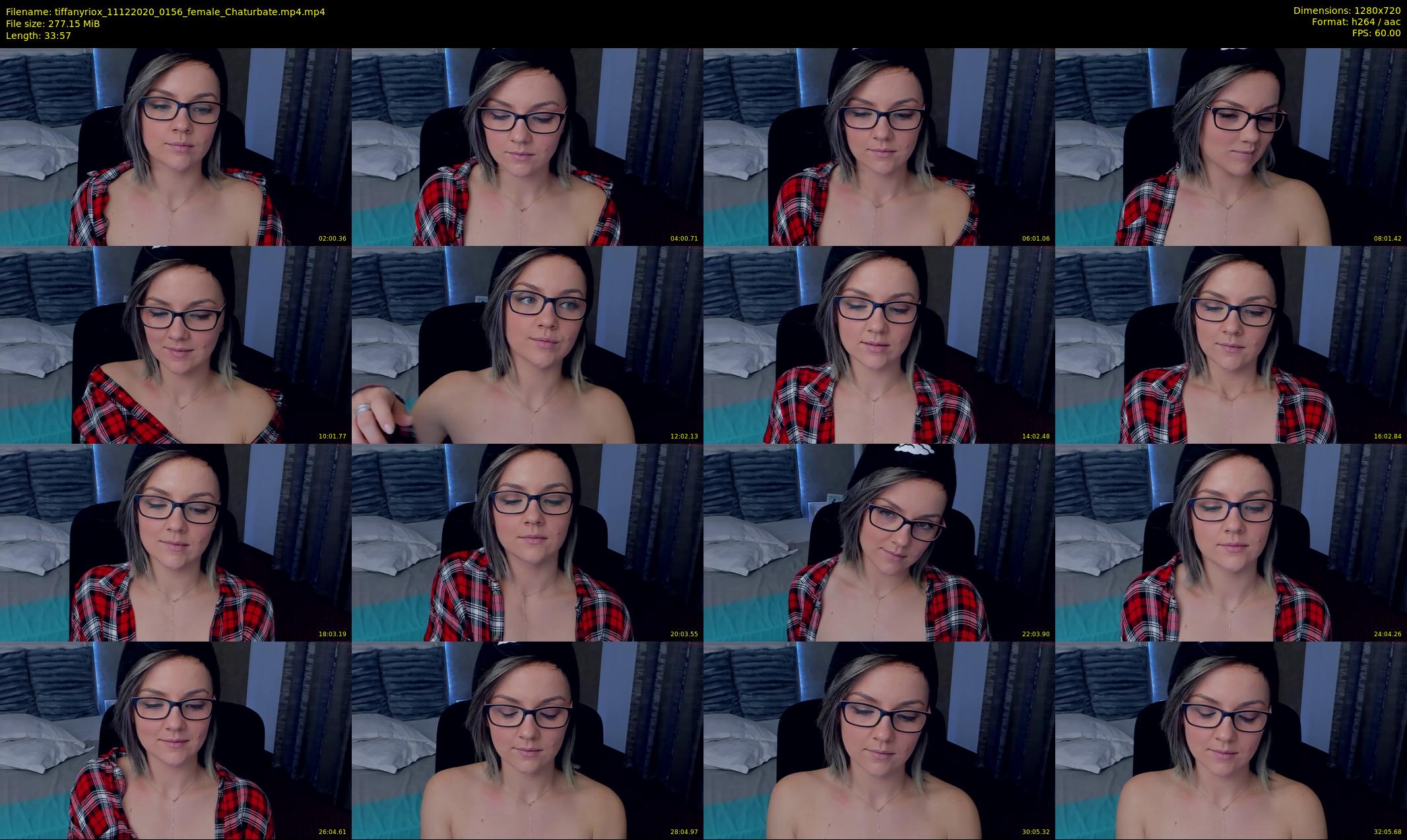 tiffanyriox — 34 minute Chaturbate female cam show recording, 720p, Dec 11, 2020