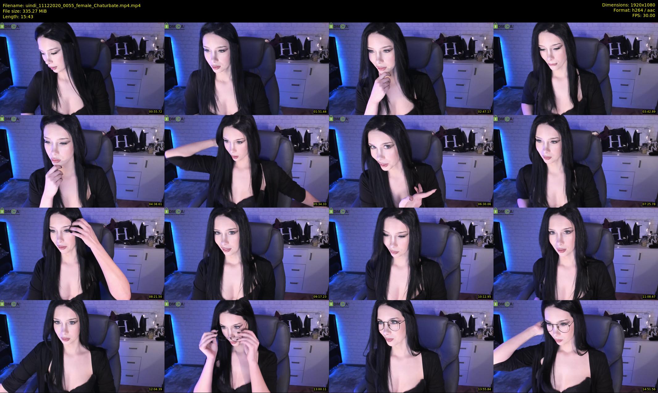 uindi — 16 minute Chaturbate female cam show recording, 1080p, Dec 11, 2020