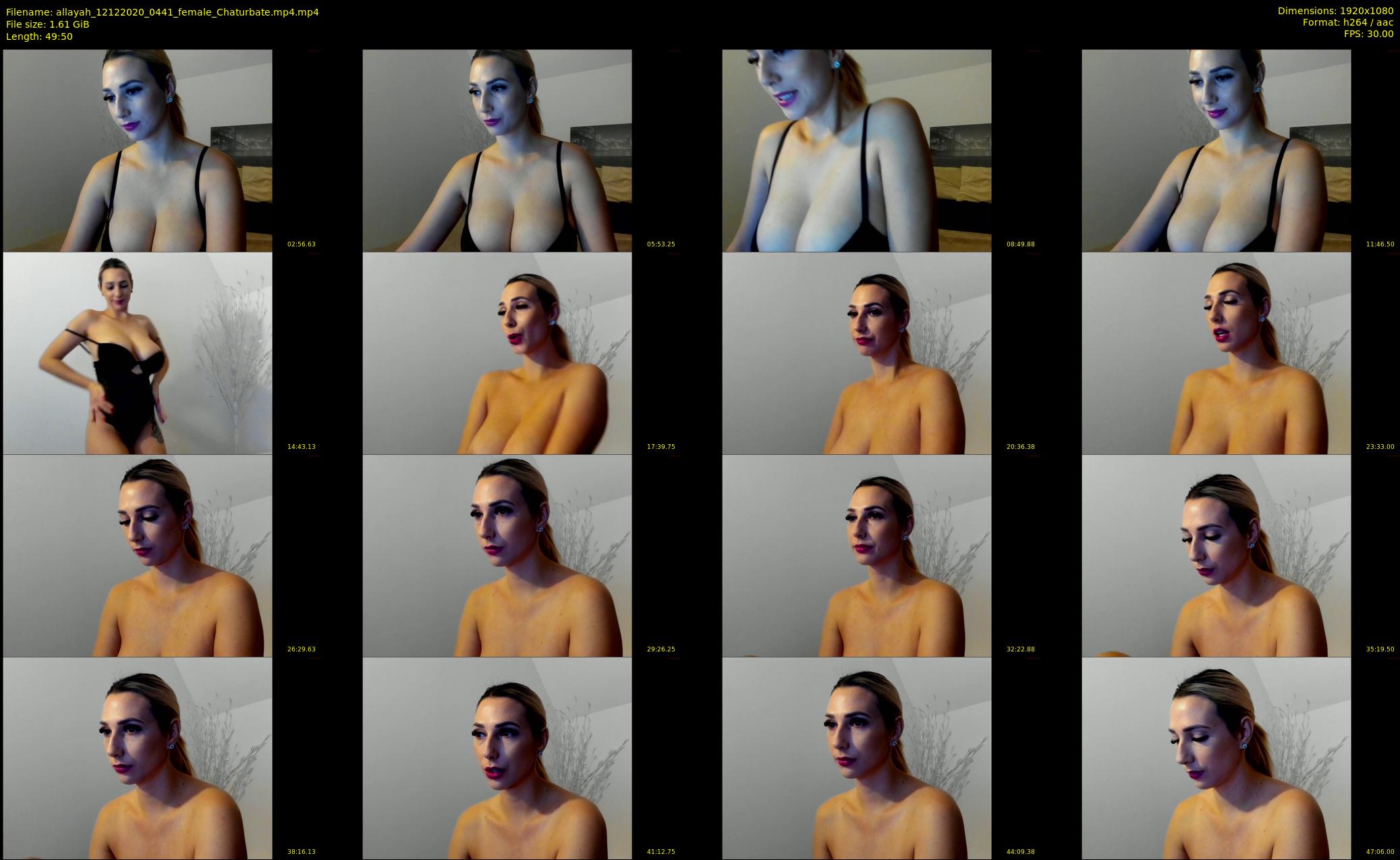 allayah — 50 minute Chaturbate female cam show recording, 1080p, Dec 12, 2020