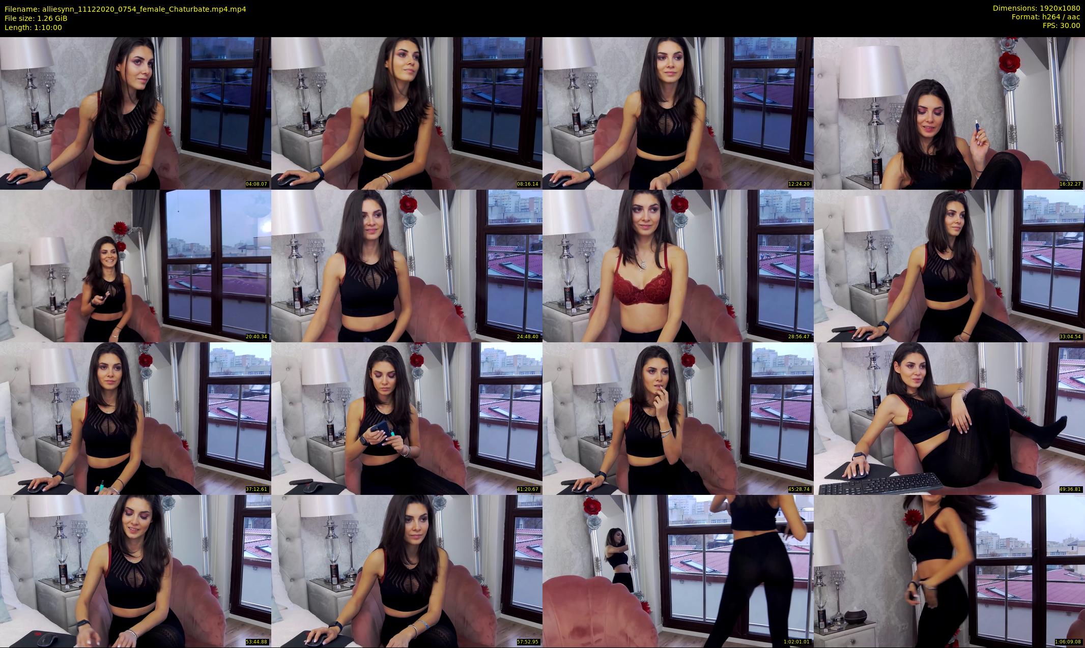 alliesynn — 70 minute Chaturbate female cam show recording, 1080p, Dec 11, 2020