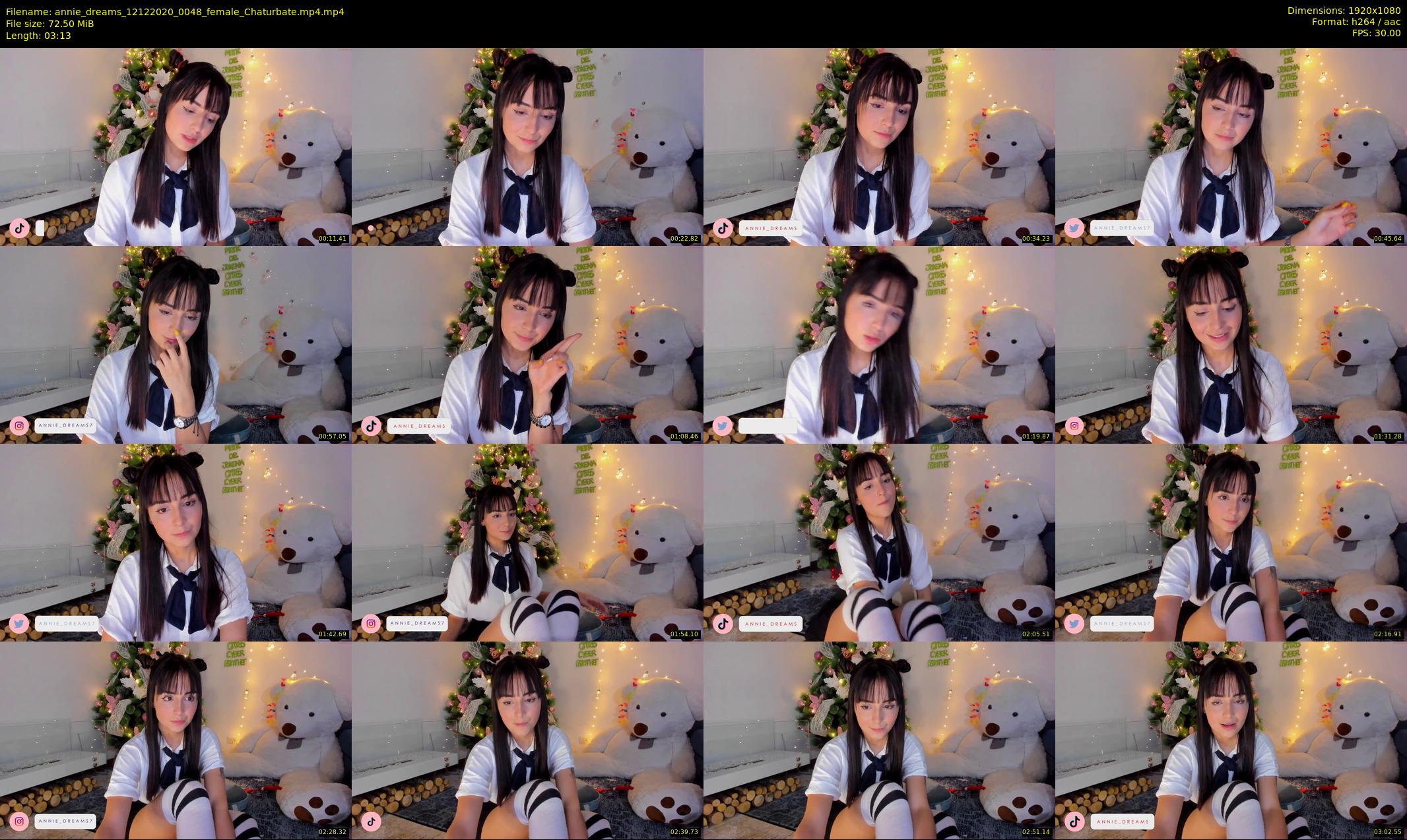 annie_dreams — 4 minute Chaturbate female cam show recording, 1080p, Dec 12, 2020