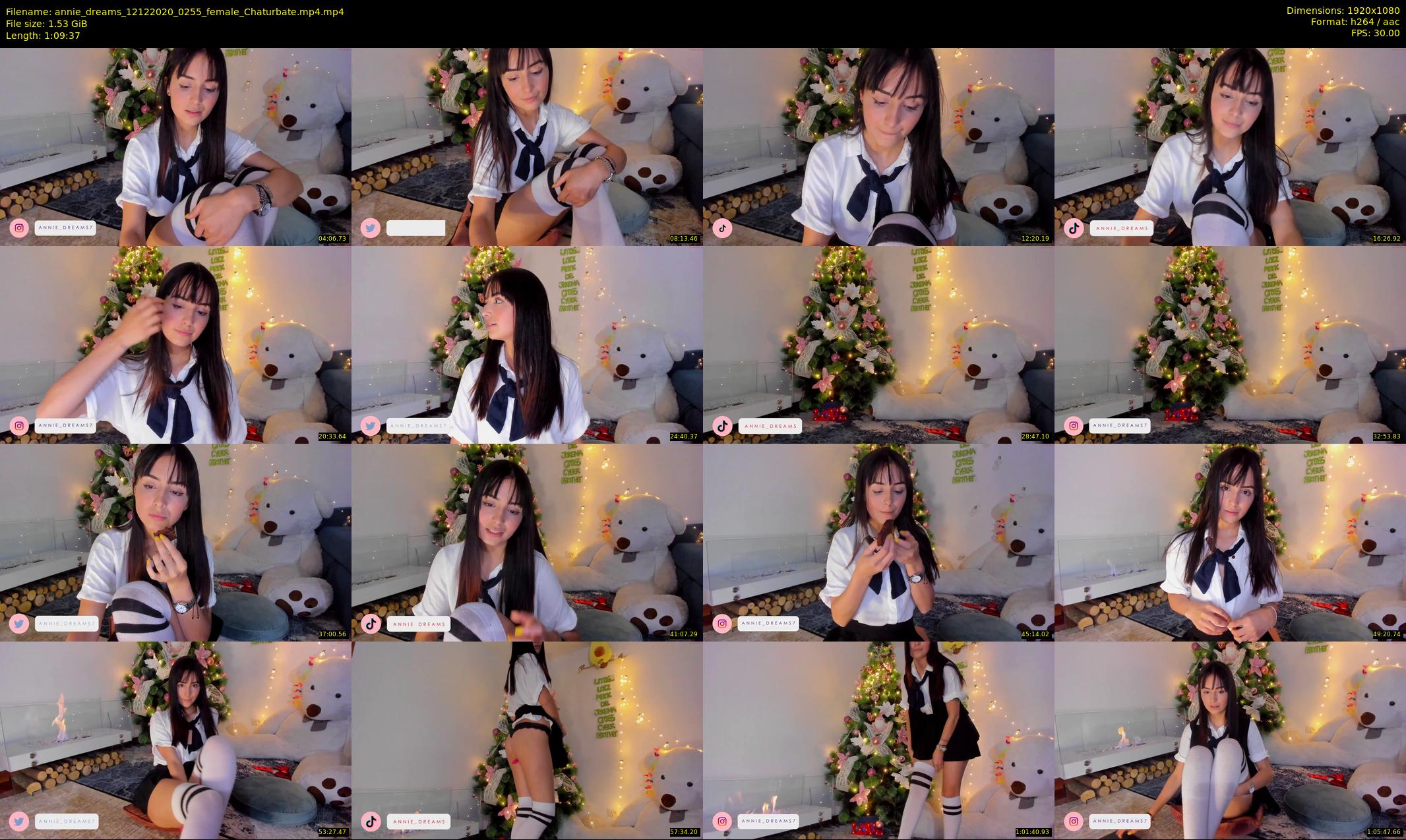 annie_dreams — 70 minute Chaturbate female cam show recording, 1080p, Dec 12, 2020