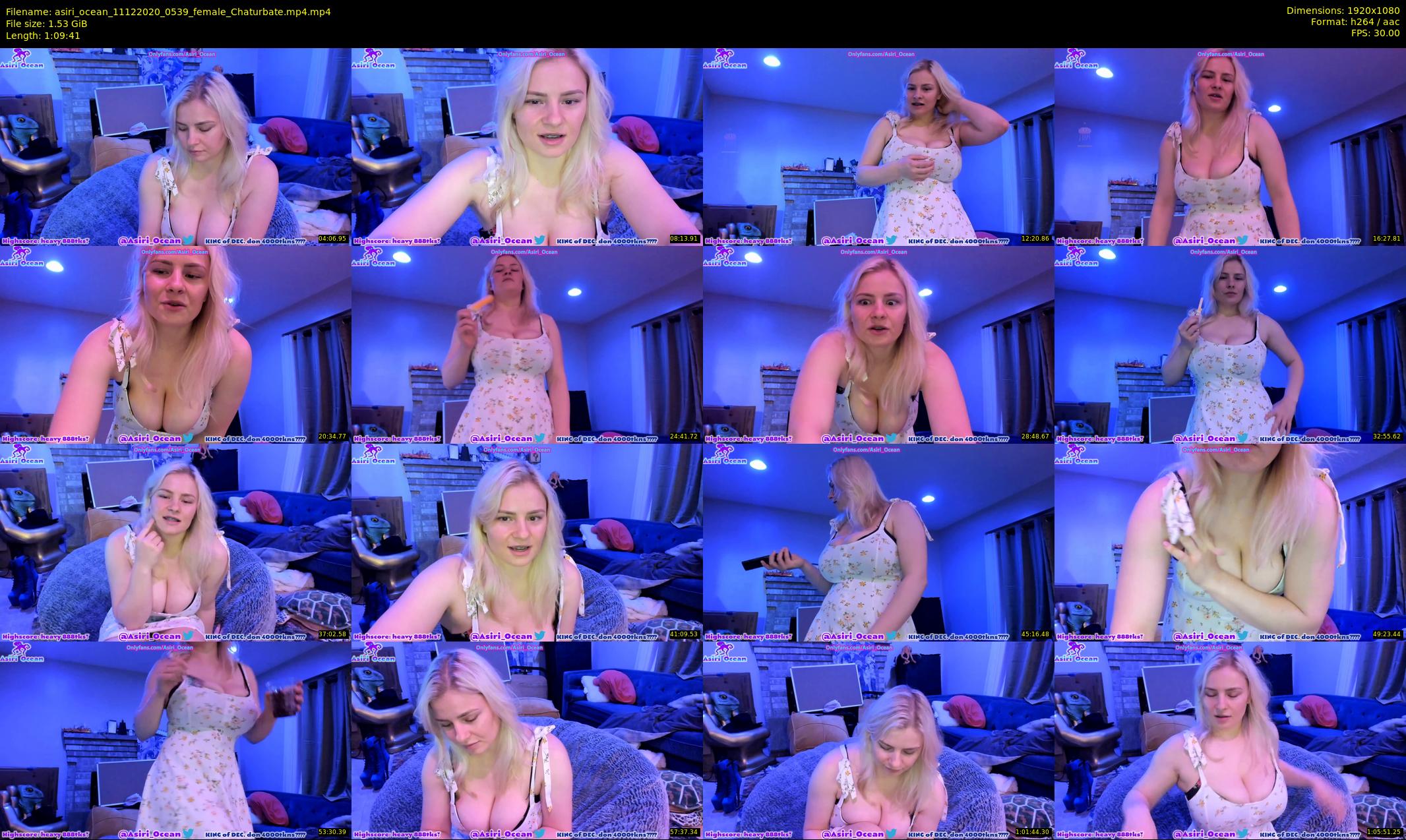 asiri_ocean — 70 minute Chaturbate female cam show recording, 1080p, Dec 11, 2020