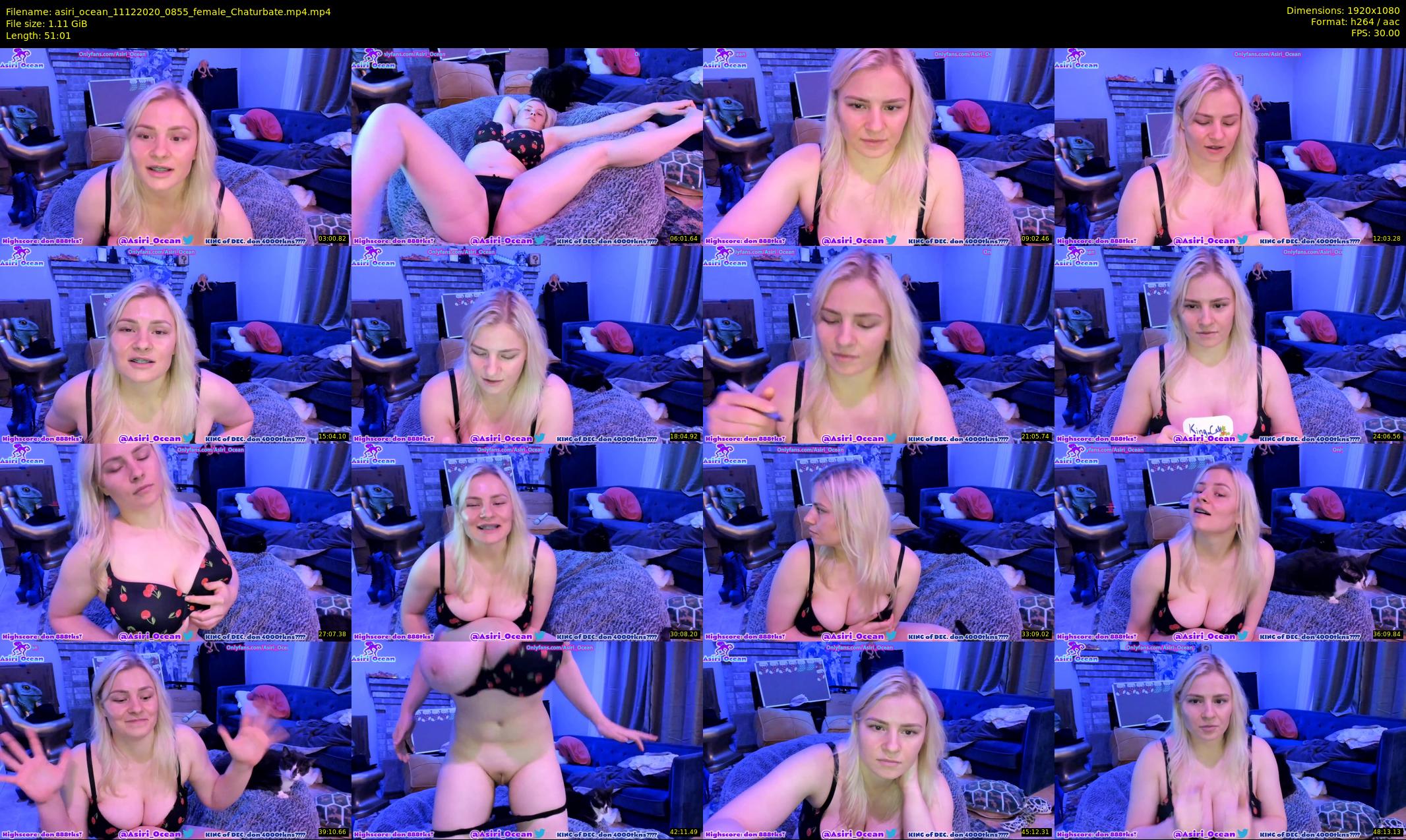asiri_ocean — 52 minute Chaturbate female cam show recording, 1080p, Dec 11, 2020