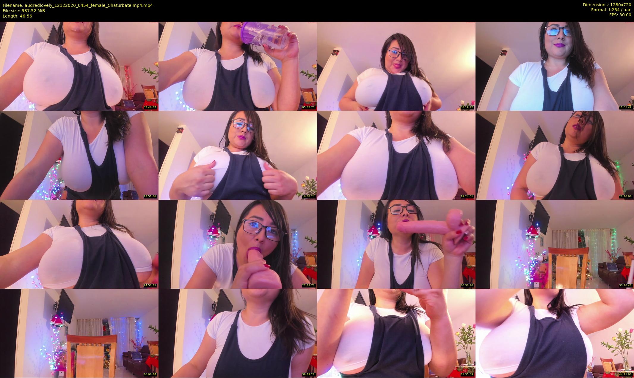 audredlovely — 47 minute Chaturbate female cam show recording, 720p, Dec 12, 2020