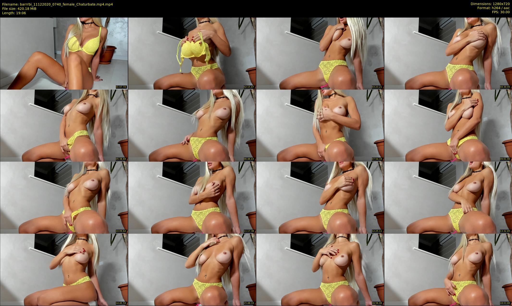 barrrbi — 20 minute Chaturbate female cam show recording, 720p, Dec 11, 2020