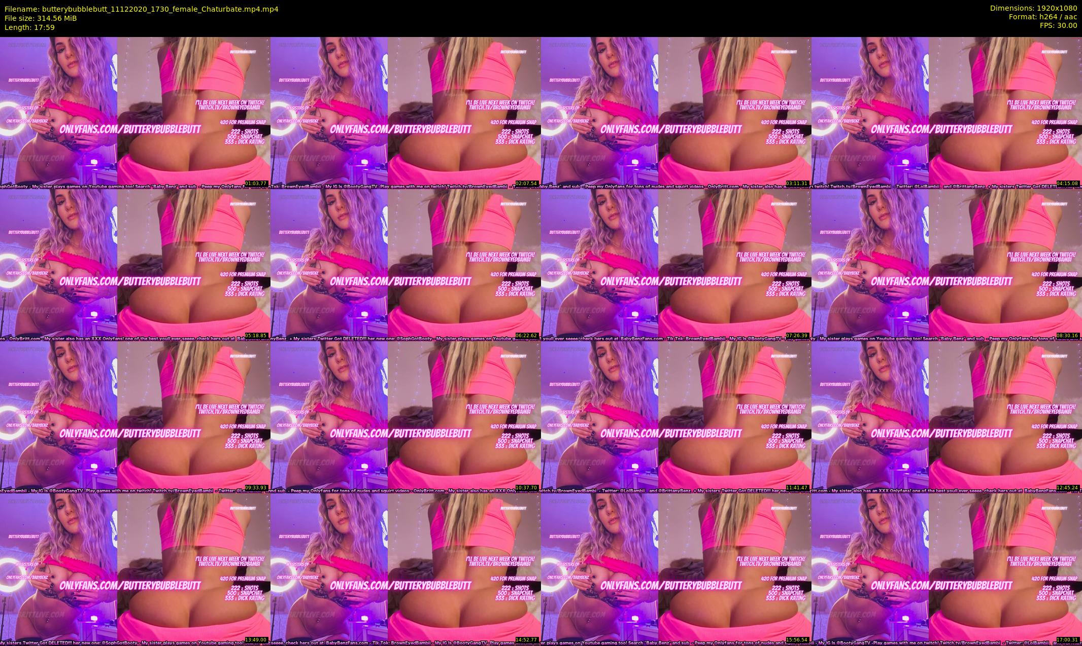 butterybubblebutt — 18 minute Chaturbate couple cam show recording, 1080p, Dec 11, 2020