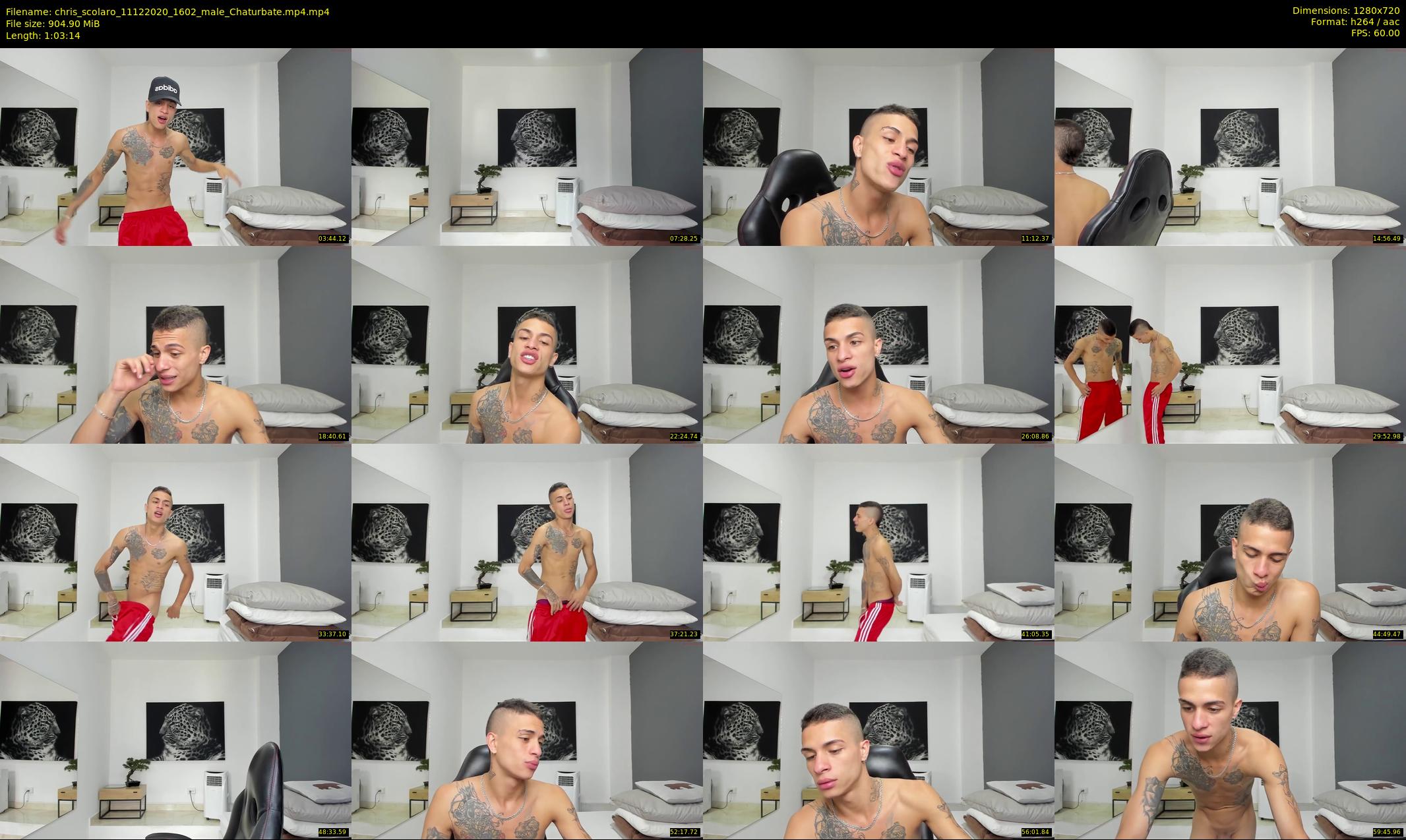 chris_scolaro — 64 minute Chaturbate male cam show recording, 720p, Dec 11, 2020