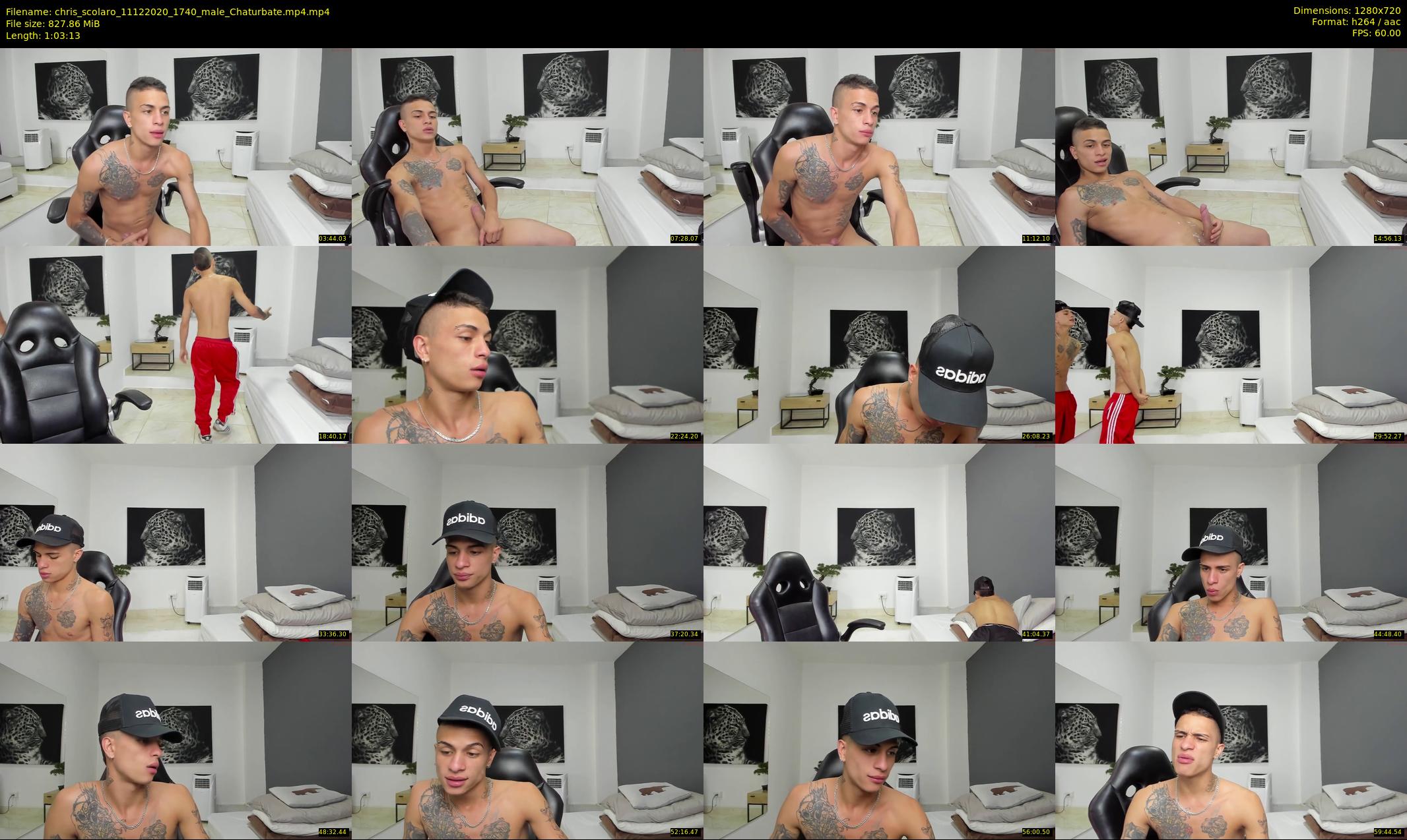chris_scolaro — 64 minute Chaturbate male cam show recording, 720p, Dec 11, 2020