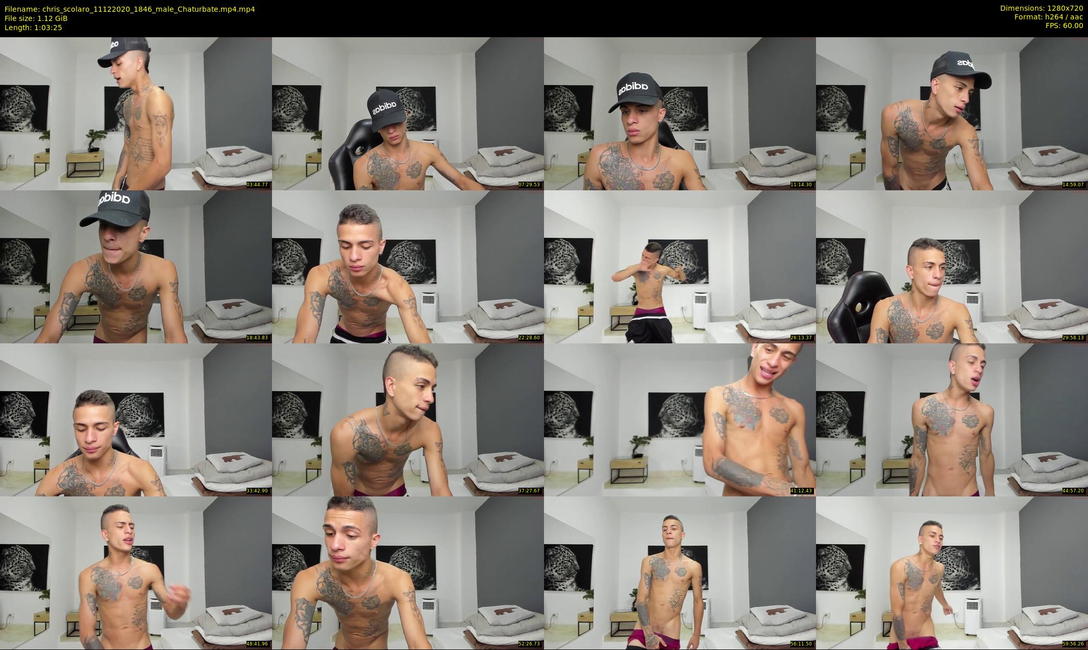chris_scolaro — 64 minute Chaturbate male cam show recording, 720p, Dec 11, 2020
