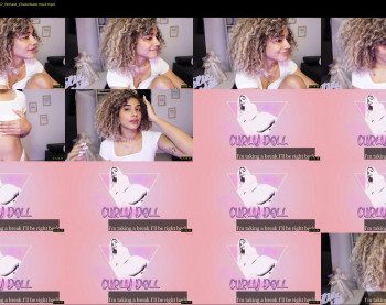 curlydoll1 — 36 minute Chaturbate female cam show recording, 720p, Dec 12, 2020