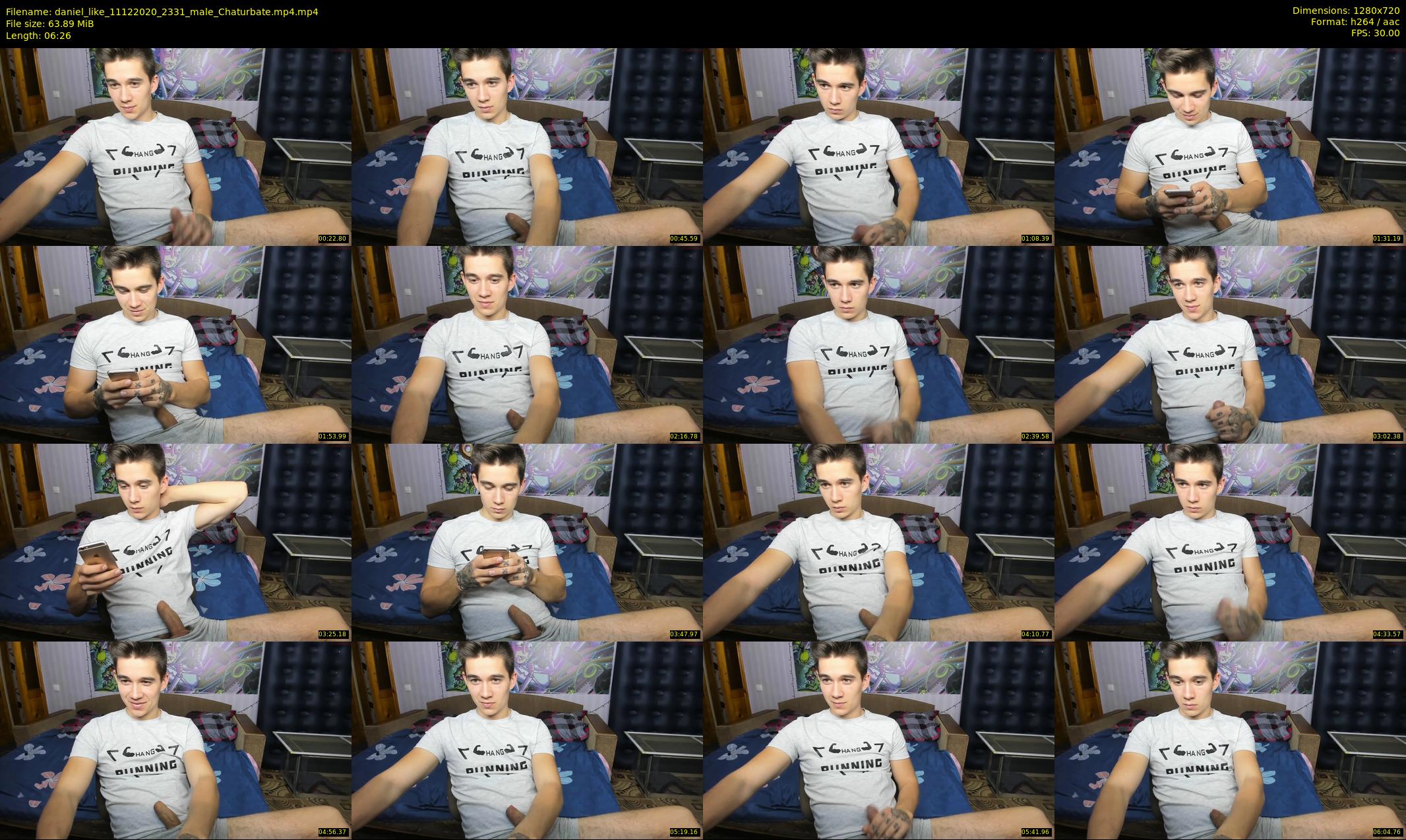 daniel_like — 7 minute Chaturbate male cam show recording, 720p, Dec 11, 2020