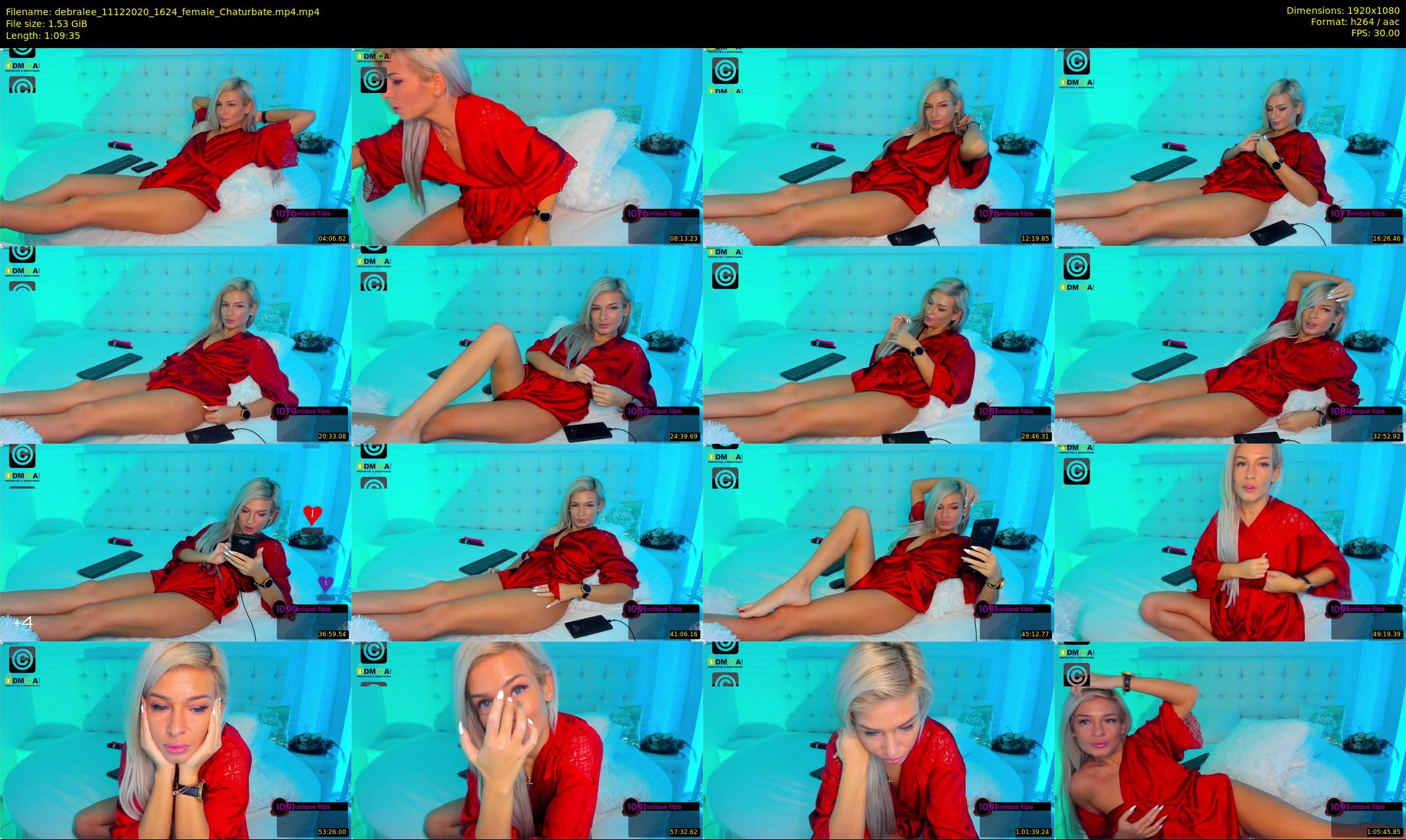 debralee — 70 minute Chaturbate female cam show recording, 1080p, Dec 11, 2020