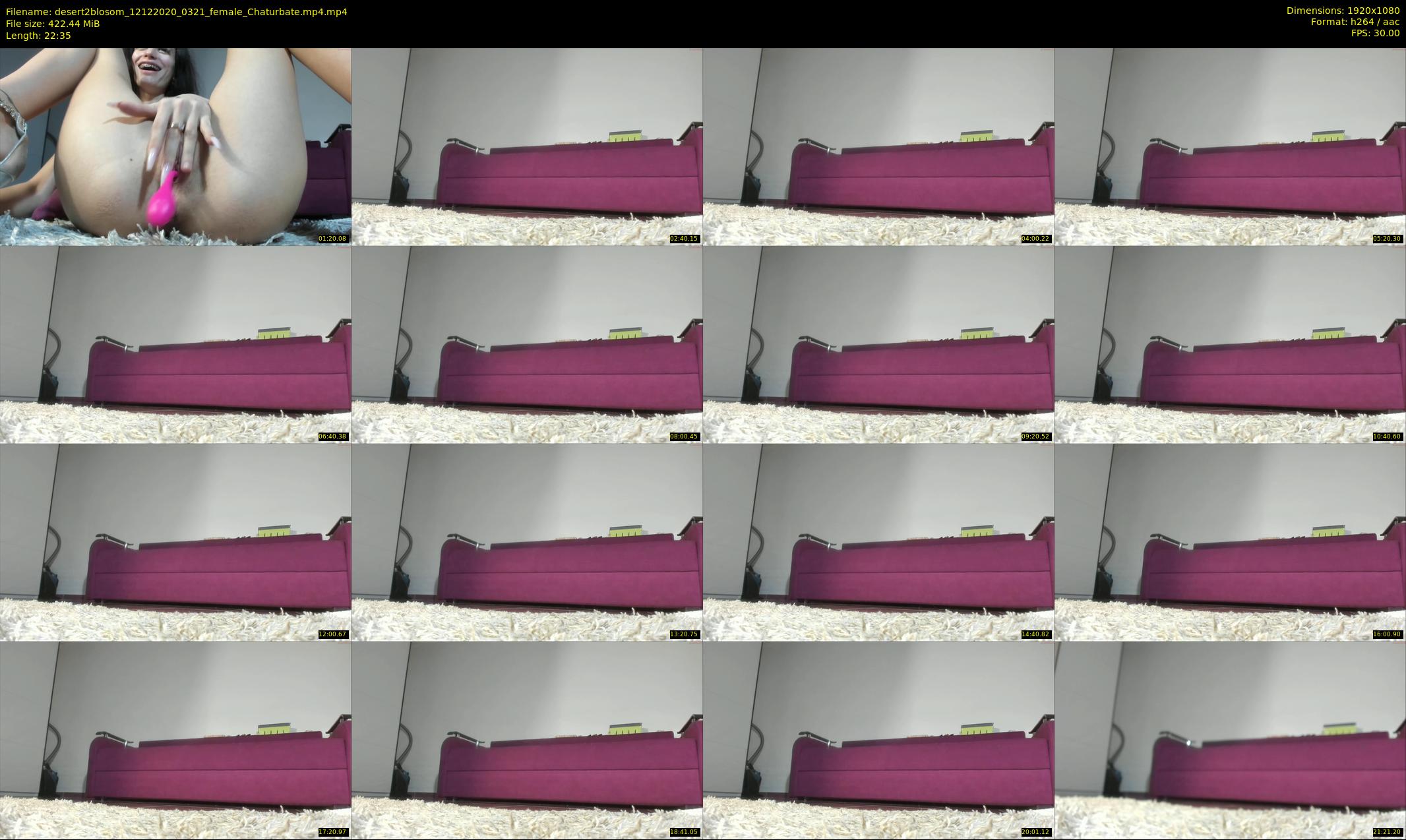 desert2blosom — 23 minute Chaturbate female cam show recording, 1080p, Dec 12, 2020