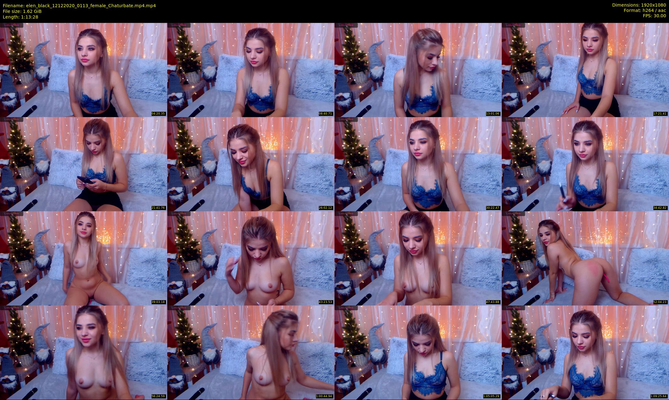 elen_black — 74 minute Chaturbate female cam show recording, 1080p, Dec 12, 2020
