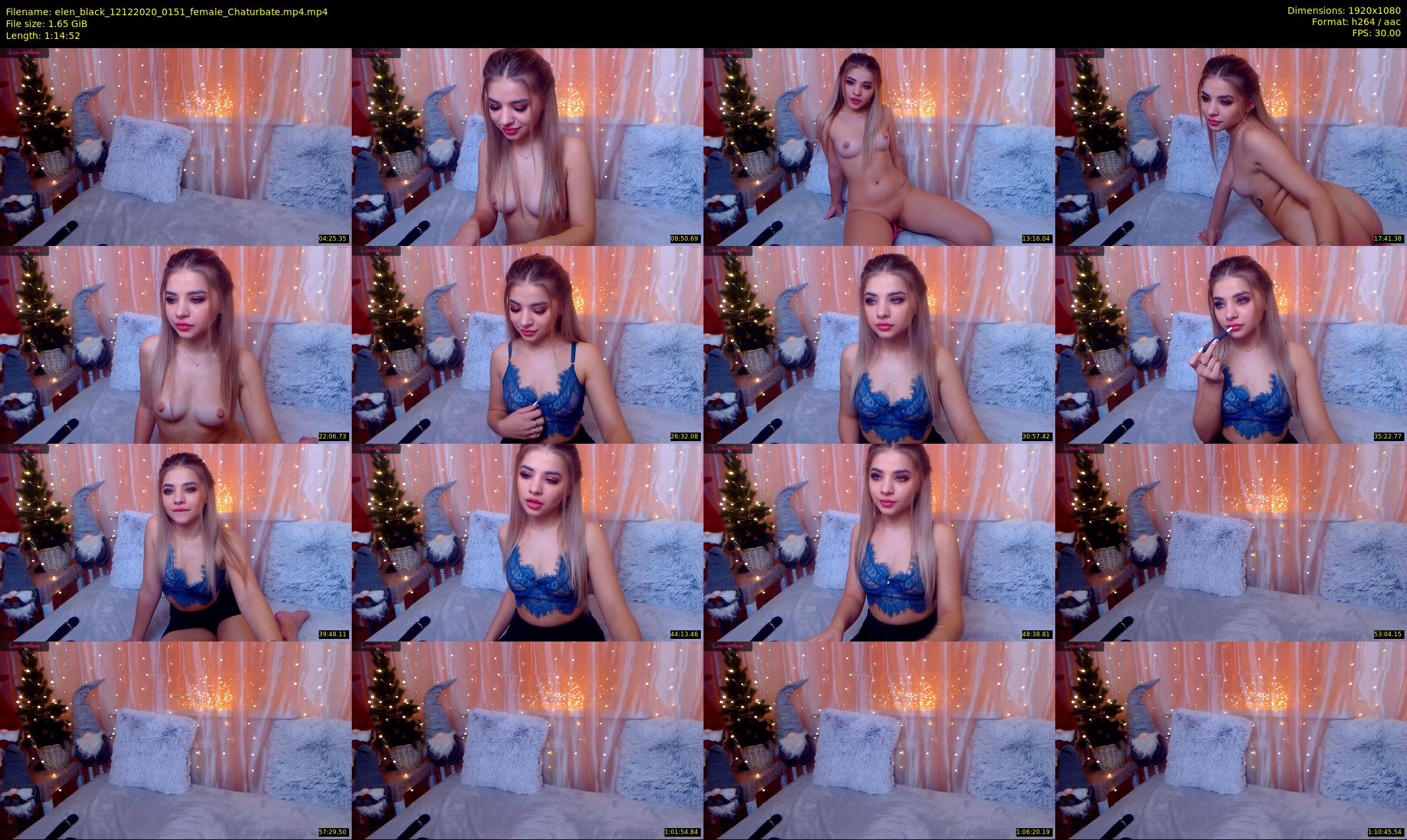 elen_black — 75 minute Chaturbate female cam show recording, 1080p, Dec 12, 2020