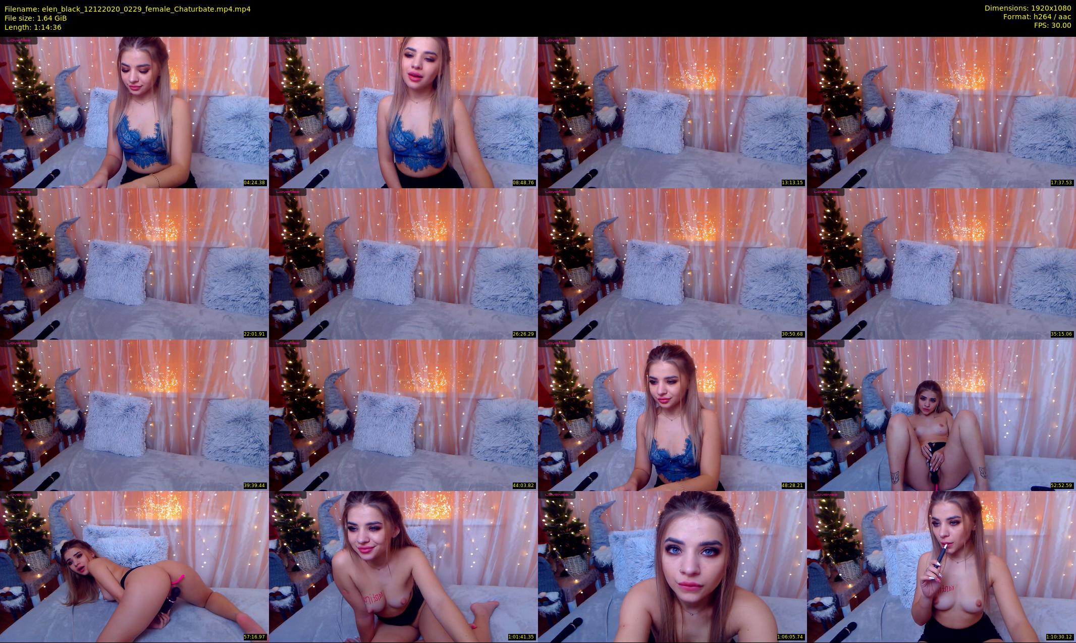 elen_black — 75 minute Chaturbate female cam show recording, 1080p, Dec 12, 2020