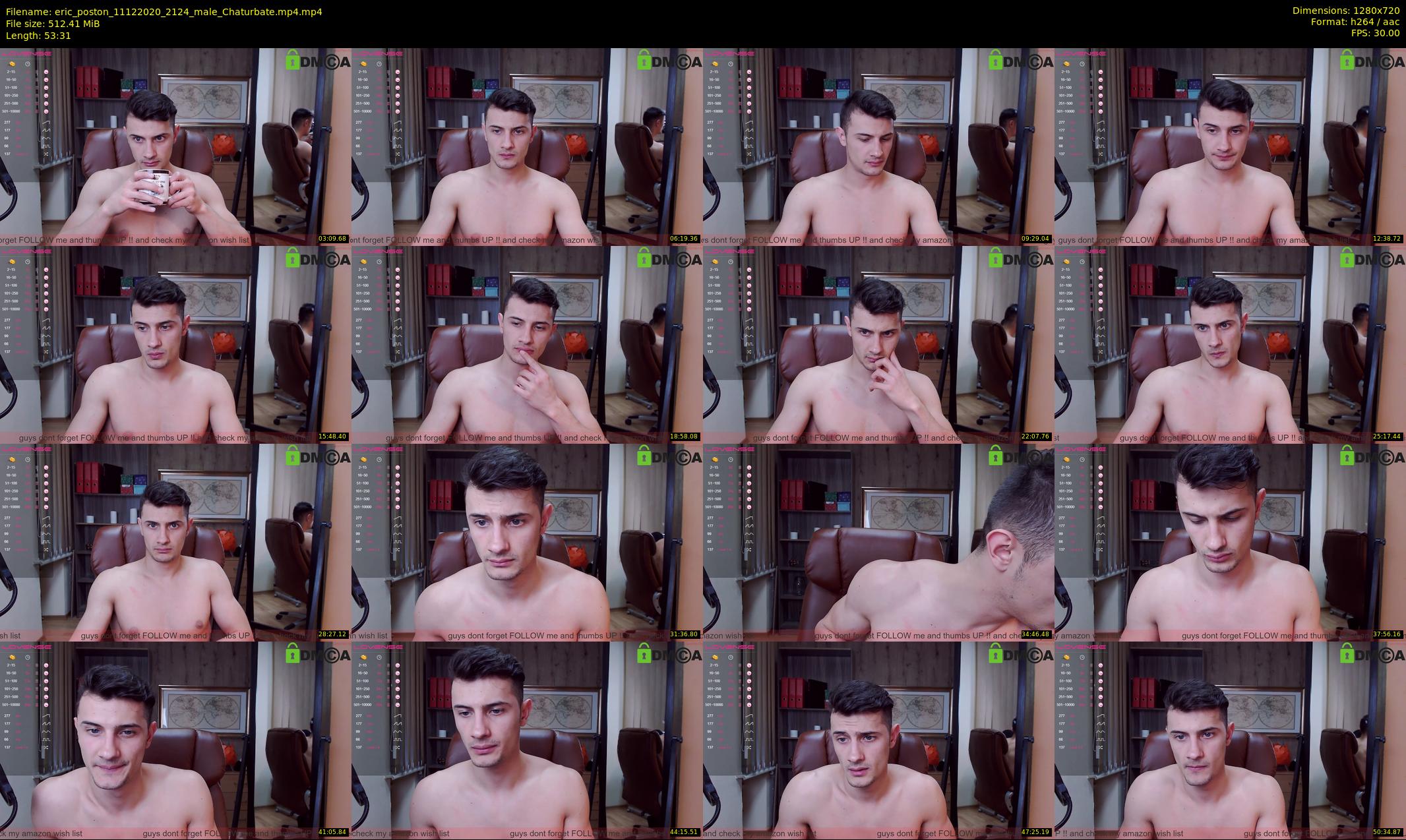eric_poston — 54 minute Chaturbate male cam show recording, 720p, Dec 11, 2020