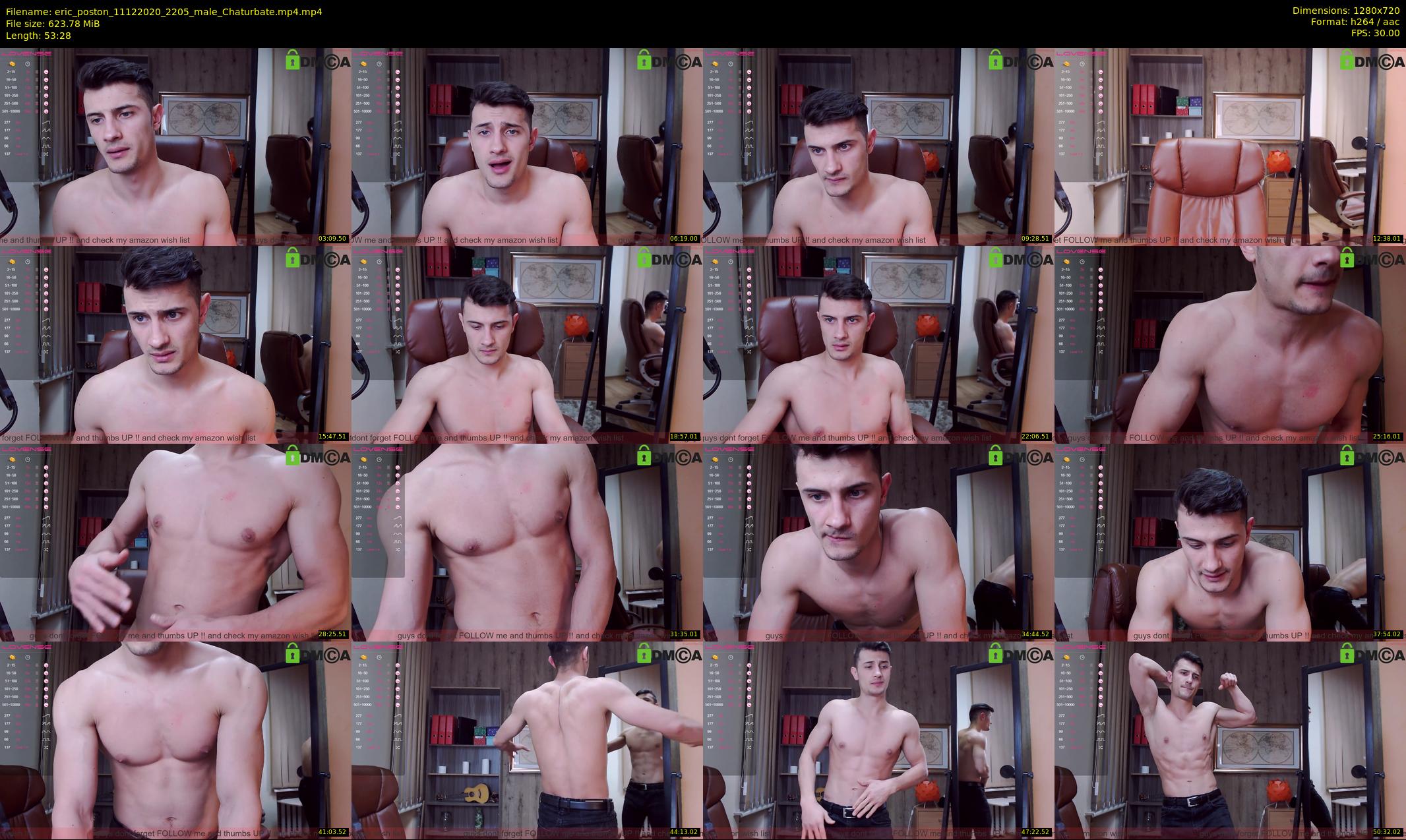 eric_poston — 54 minute Chaturbate male cam show recording, 720p, Dec 11, 2020