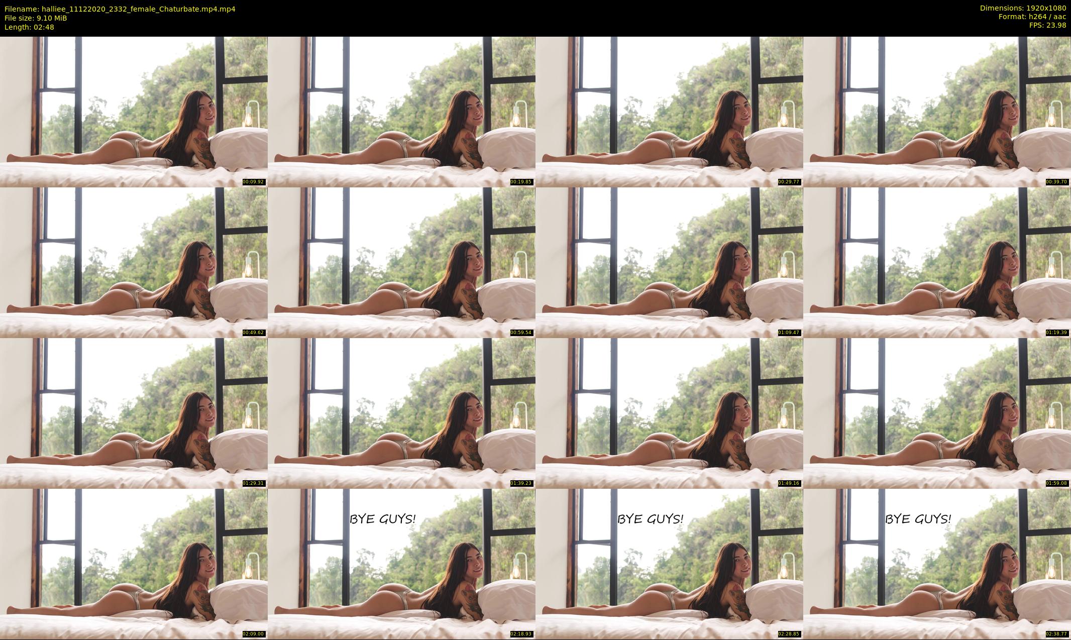 halliee — 3 minute Chaturbate couple cam show recording, 1080p, Dec 11, 2020