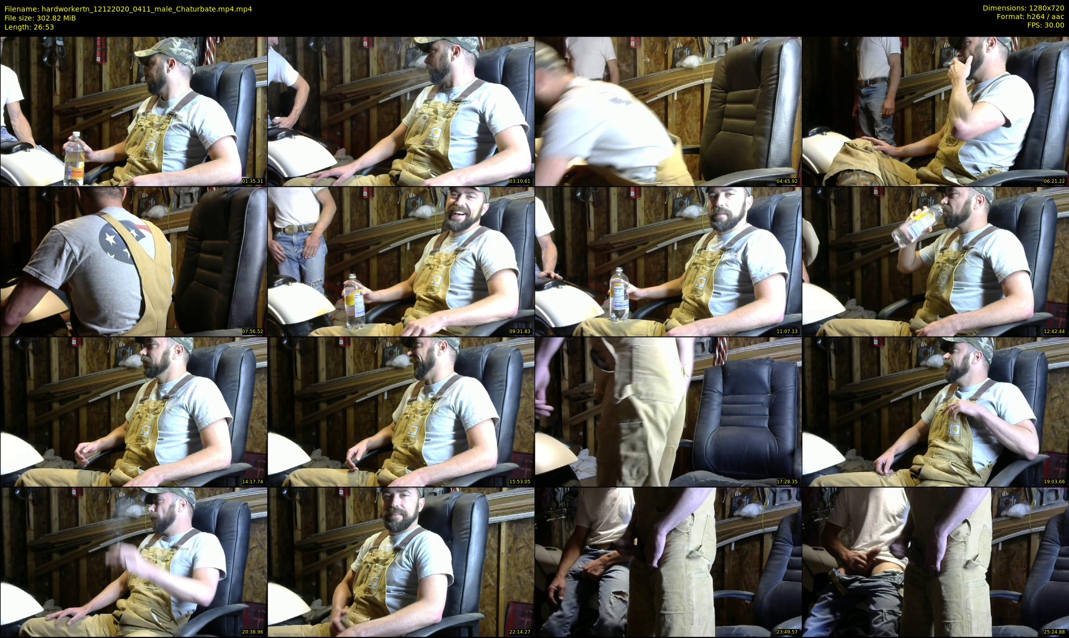 hardworkertn — 27 minute Chaturbate male cam show recording, 720p, Dec 12, 2020
