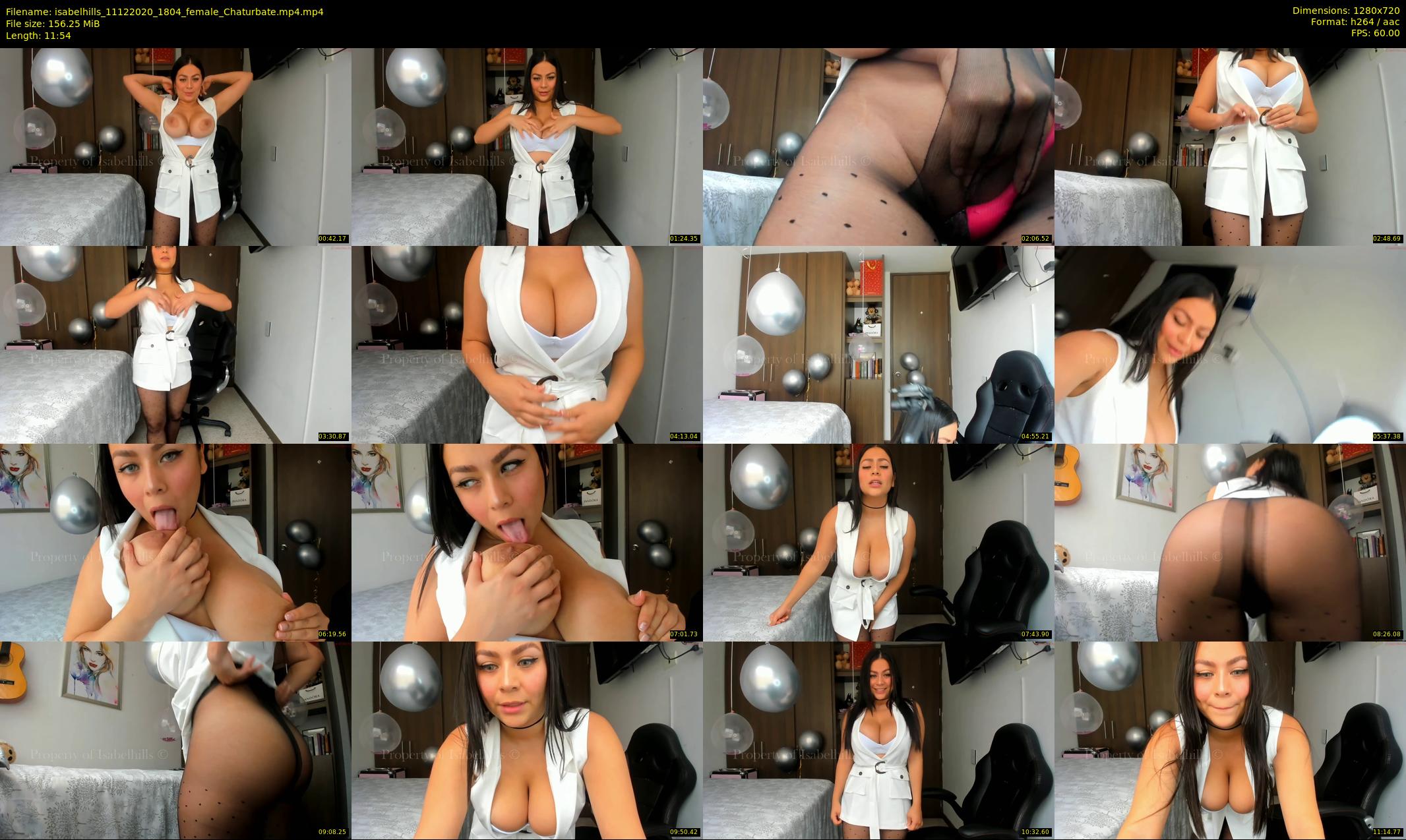 isabelhills — 12 minute Chaturbate female cam show recording, 720p, Dec 11, 2020
