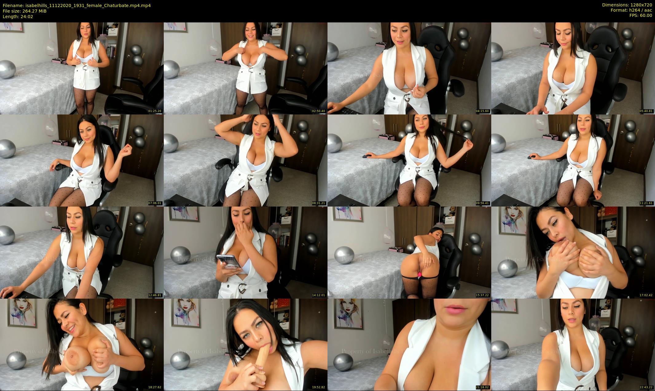 isabelhills — 25 minute Chaturbate female cam show recording, 720p, Dec 11, 2020