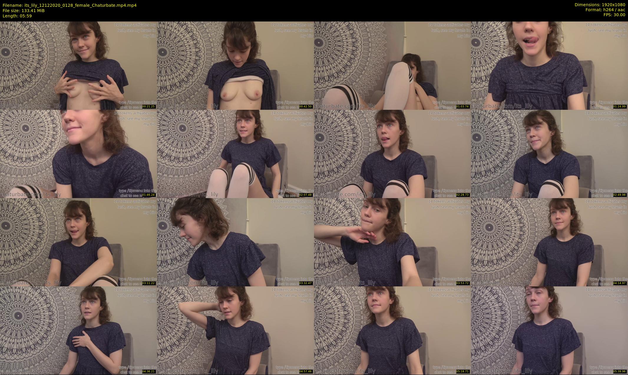 its_lily — 6 minute Chaturbate female cam show recording, 1080p, Dec 12, 2020