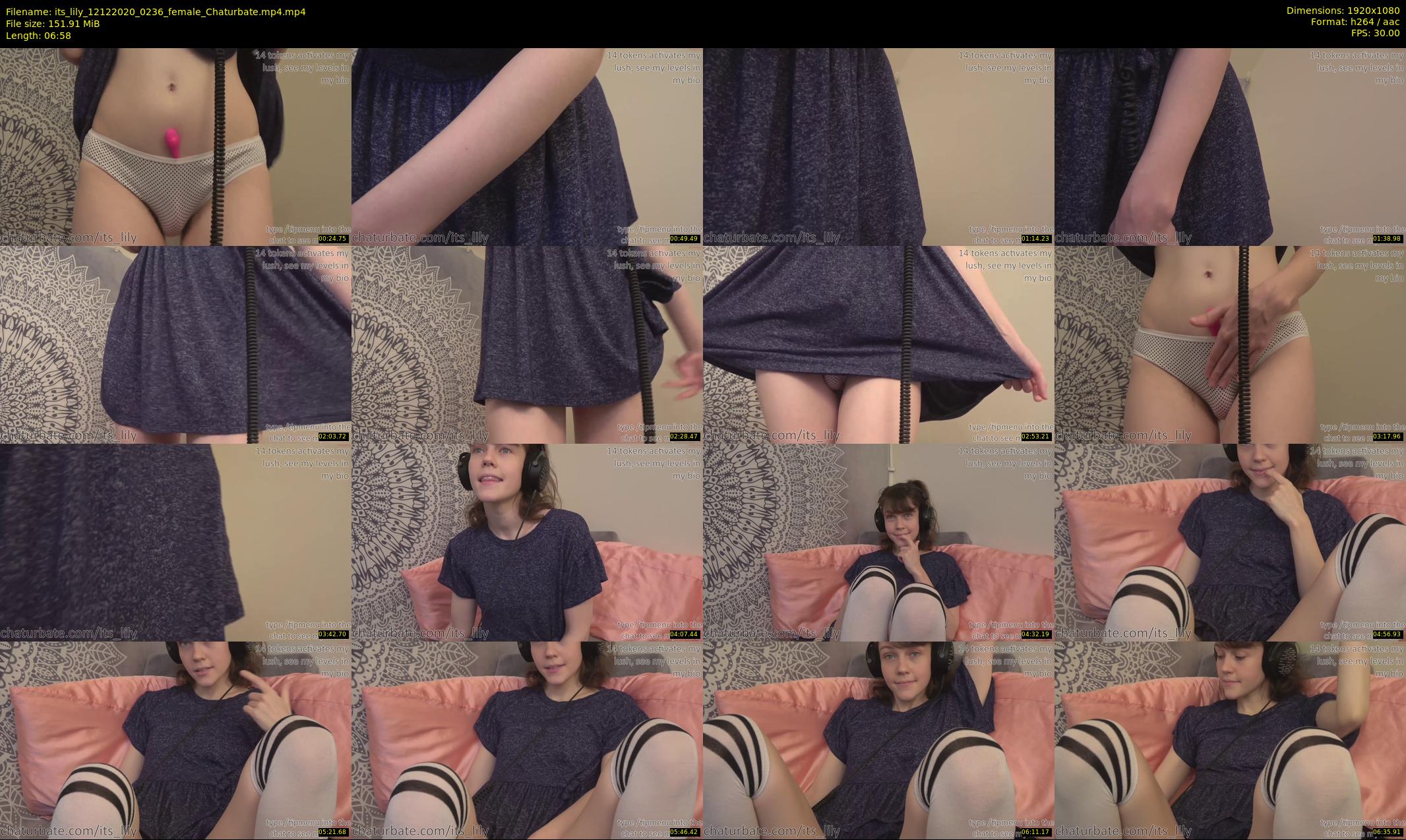 its_lily — 7 minute Chaturbate female cam show recording, 1080p, Dec 12, 2020