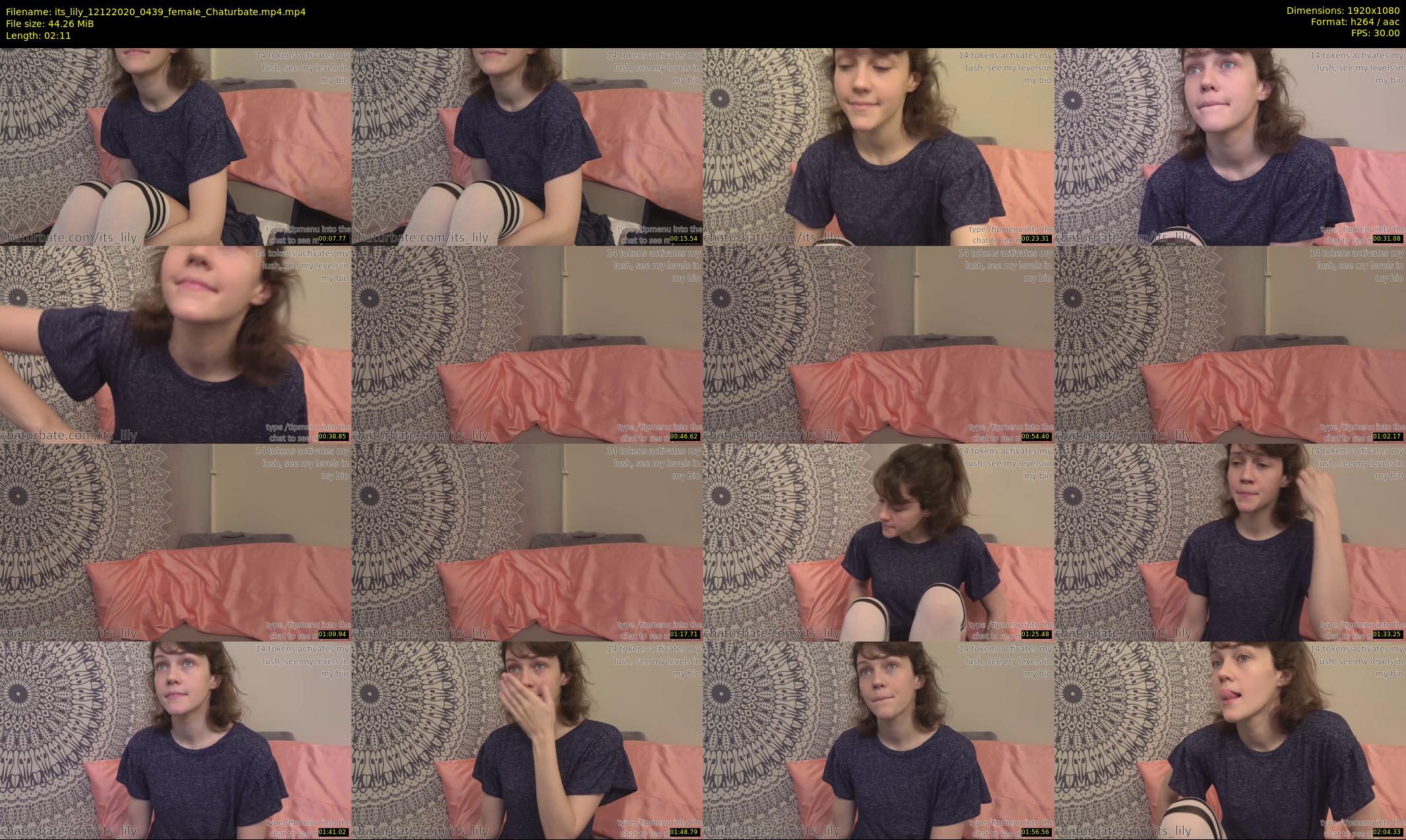 its_lily — 3 minute Chaturbate female cam show recording, 1080p, Dec 12, 2020
