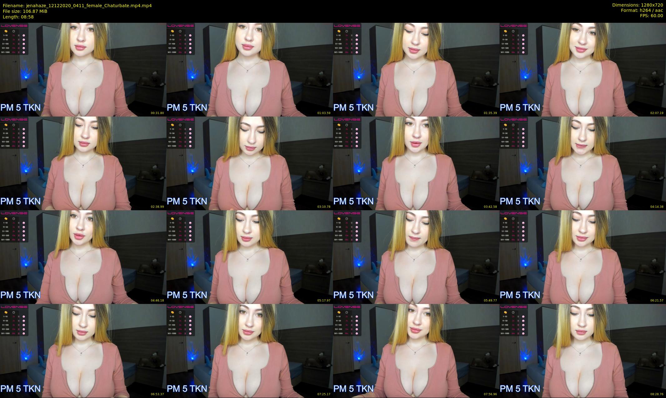 jenahaze — 9 minute Chaturbate female cam show recording, 720p, Dec 12, 2020
