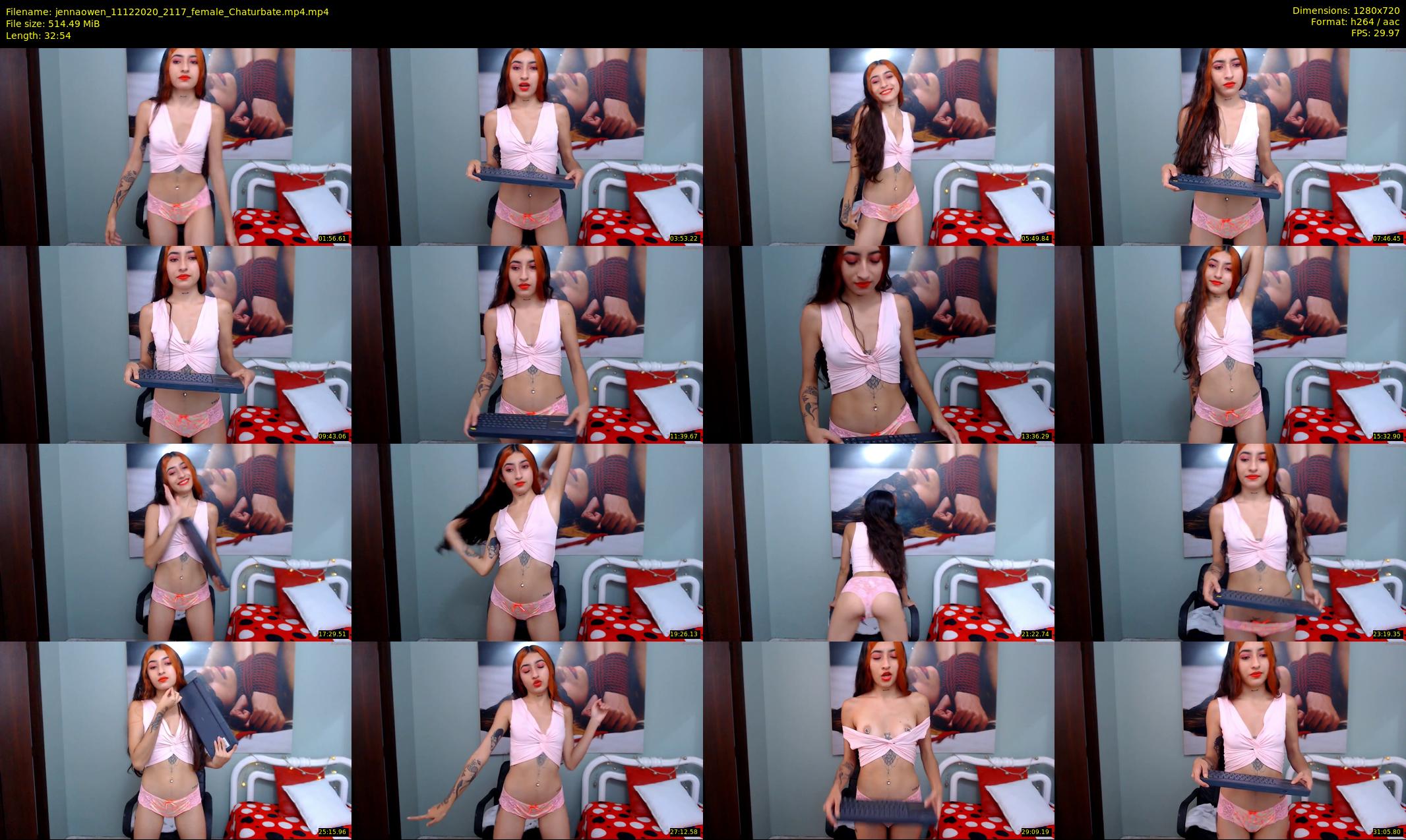 jennaowen — 33 minute Chaturbate female cam show recording, 720p, Dec 11, 2020