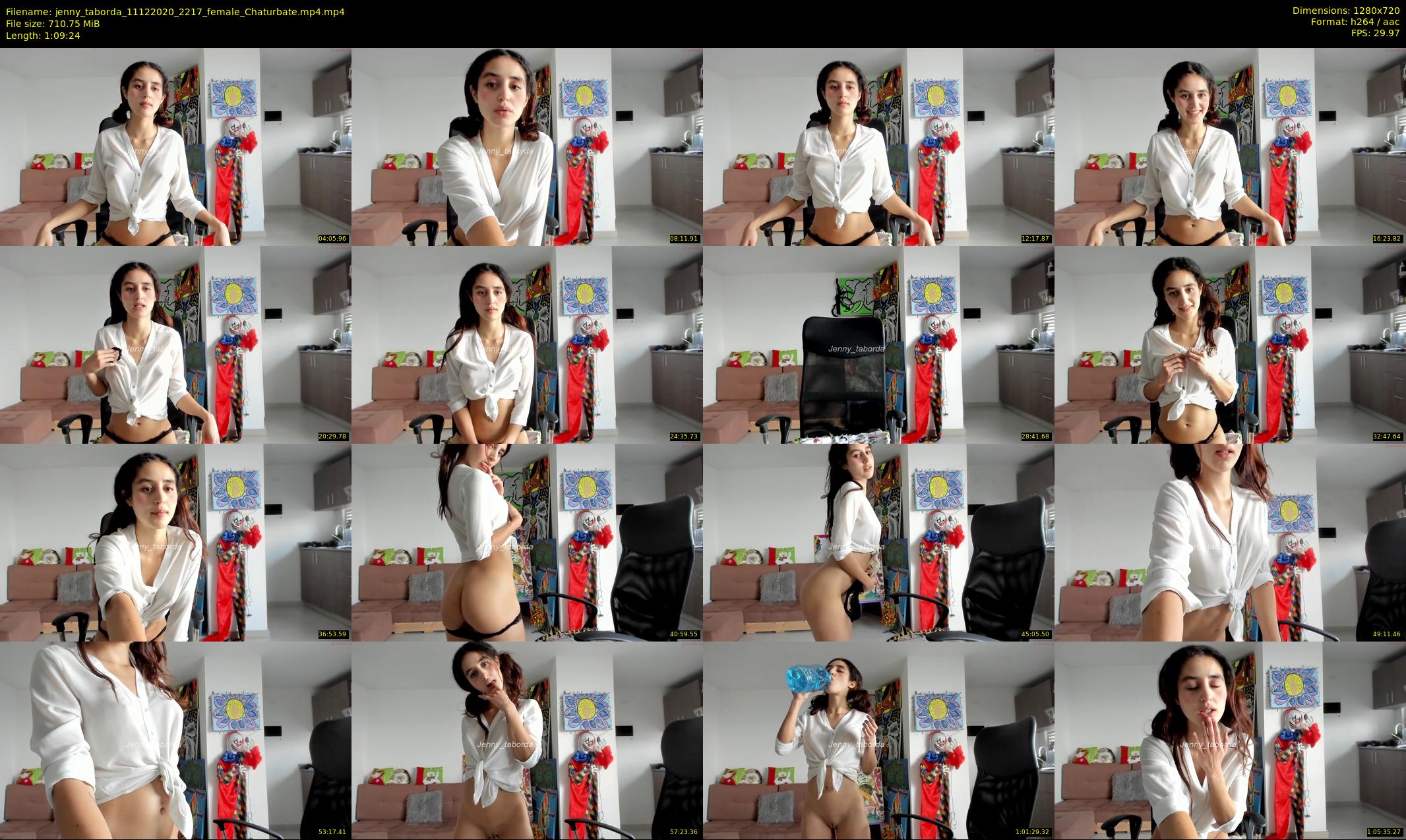 jenny_taborda — 70 minute Chaturbate female cam show recording, 720p, Dec 11, 2020