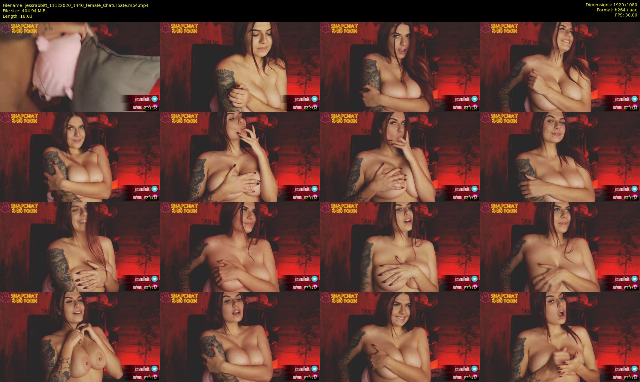 jessrabbitt — 19 minute Chaturbate female cam show recording, 1080p, Dec 11, 2020