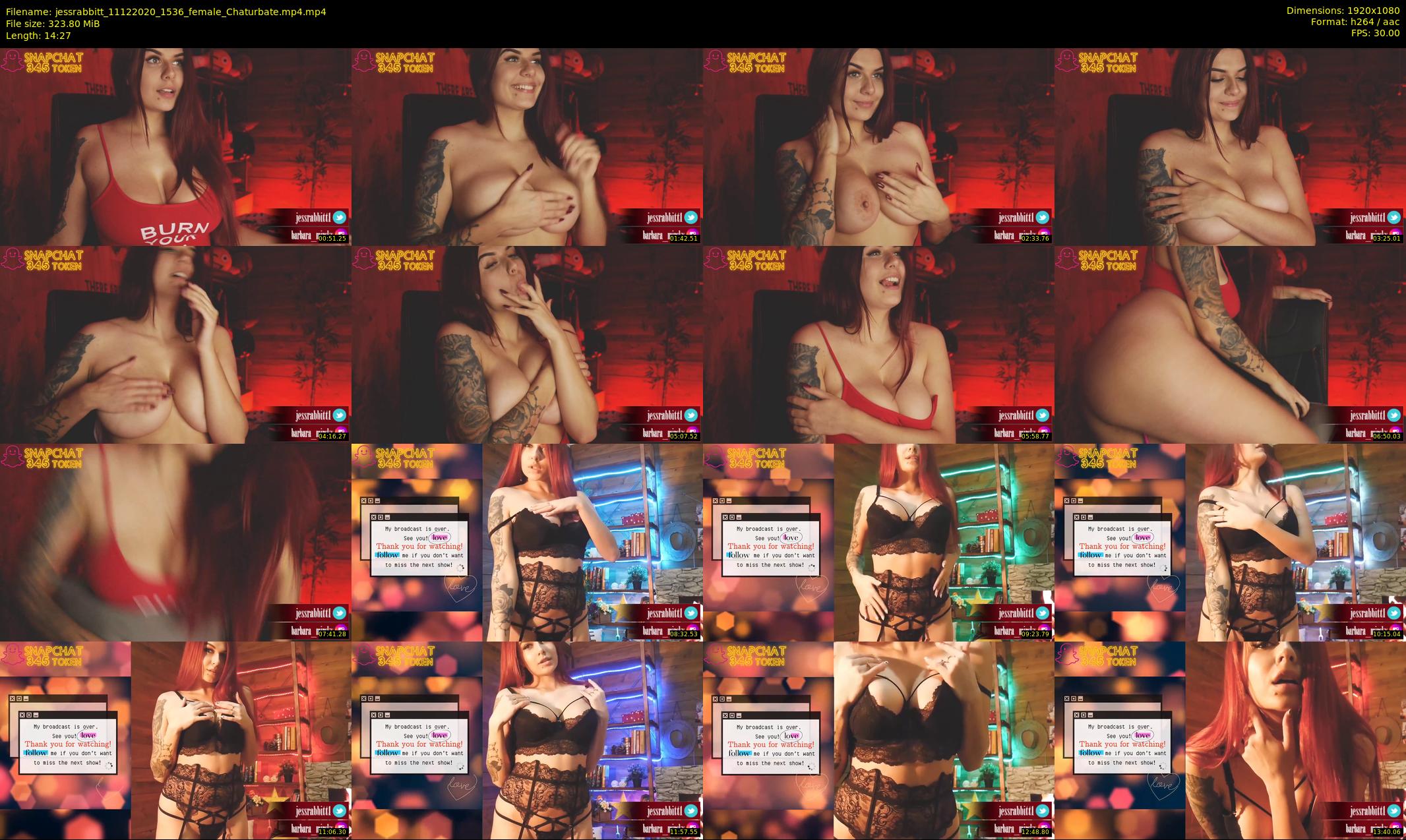 jessrabbitt — 15 minute Chaturbate female cam show recording, 1080p, Dec 11, 2020