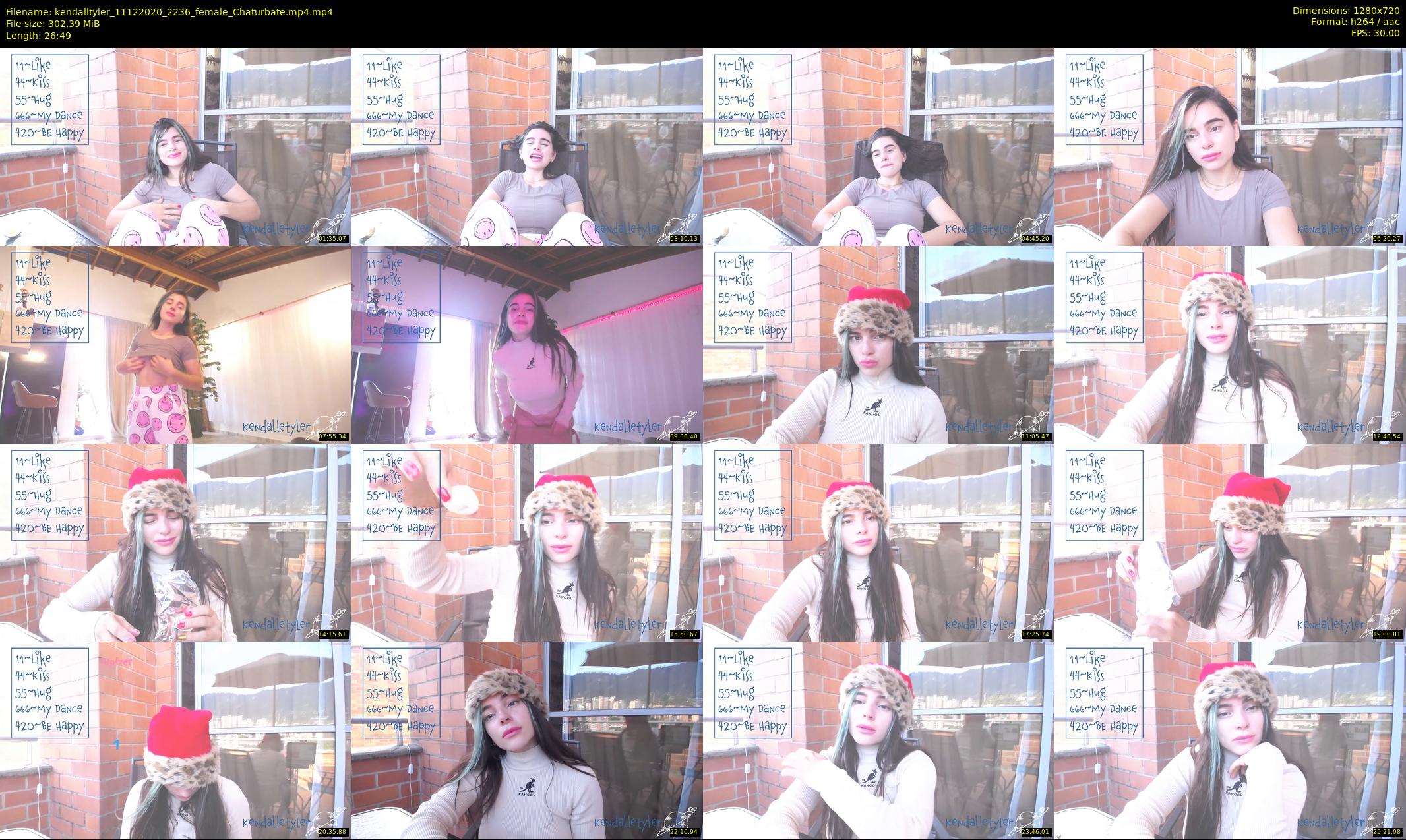 kendalltyler — 27 minute Chaturbate female cam show recording, 720p, Dec 11, 2020