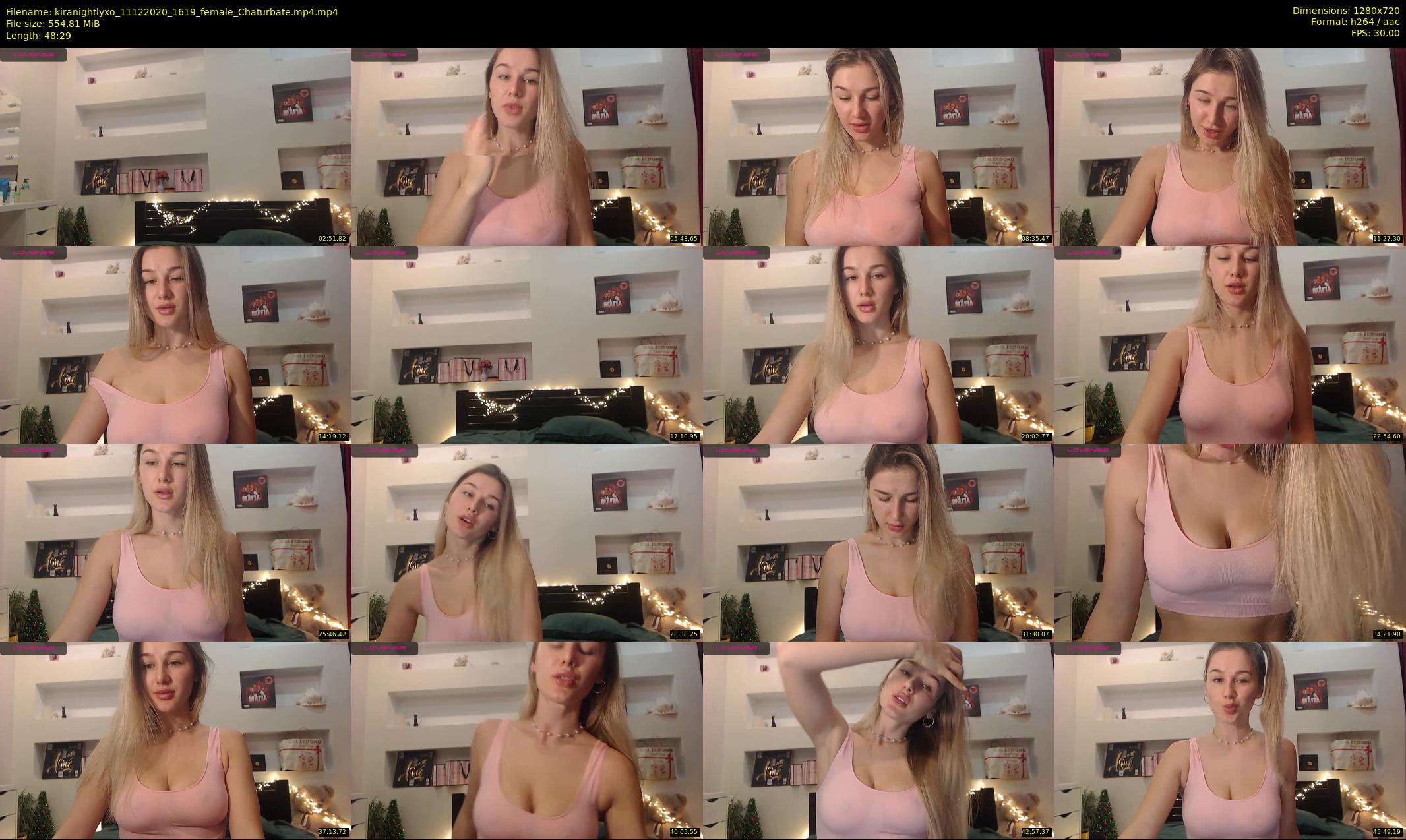 kiranightlyxo — 49 minute Chaturbate female cam show recording, 720p, Dec 11, 2020