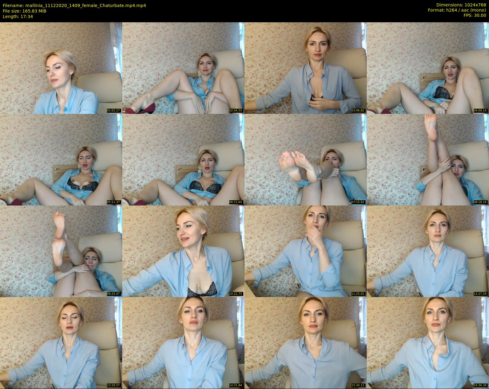 mallinia — 18 minute Chaturbate female cam show recording, 720p, Dec 11, 2020