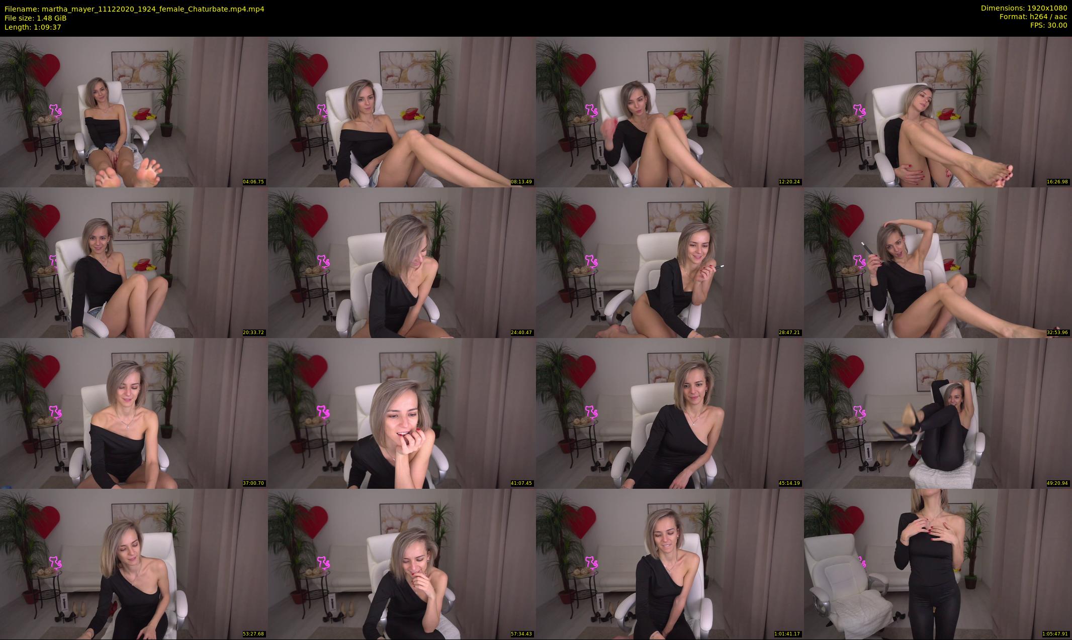 martha_mayer — 70 minute Chaturbate female cam show recording, 1080p, Dec 11, 2020