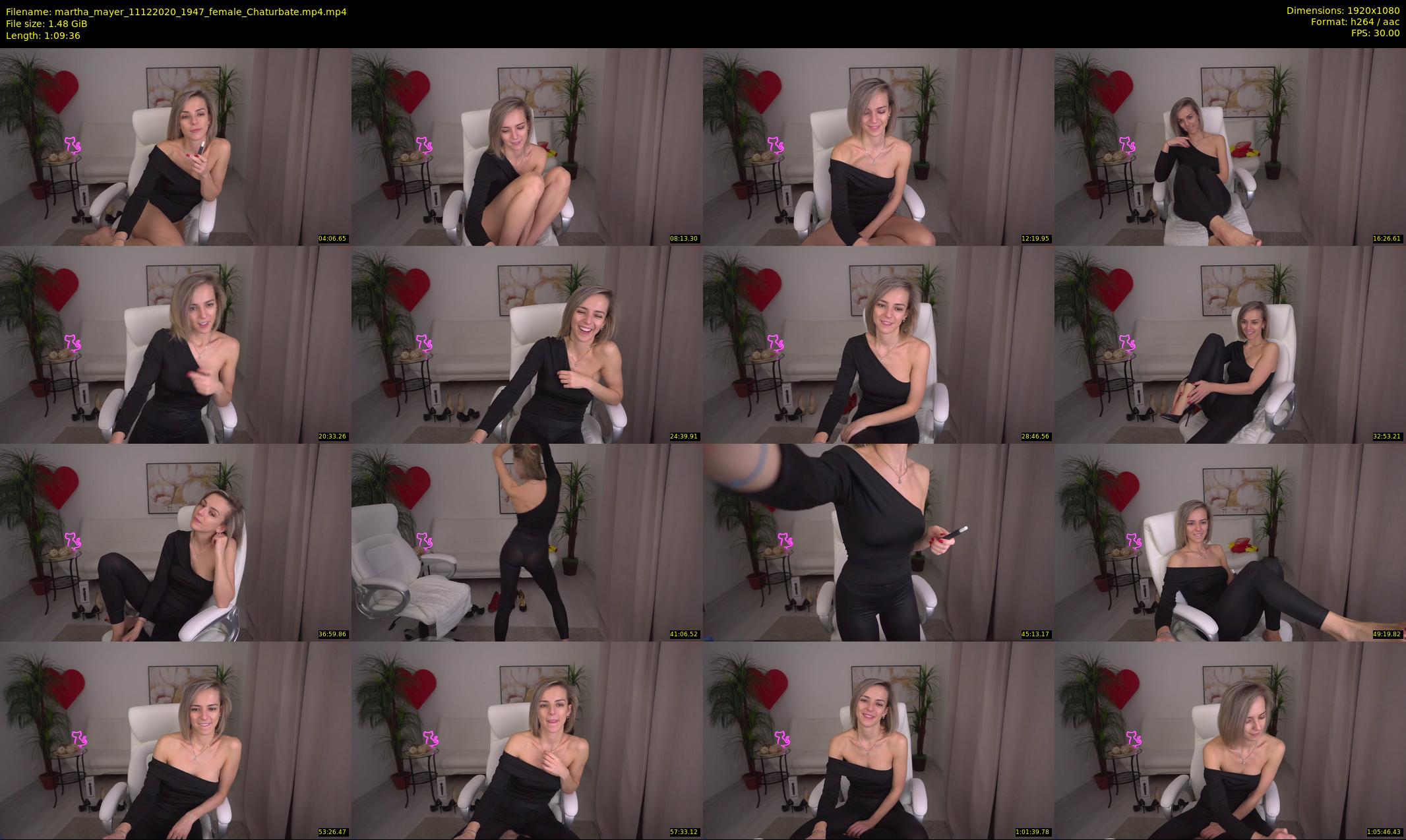martha_mayer — 70 minute Chaturbate female cam show recording, 1080p, Dec 11, 2020