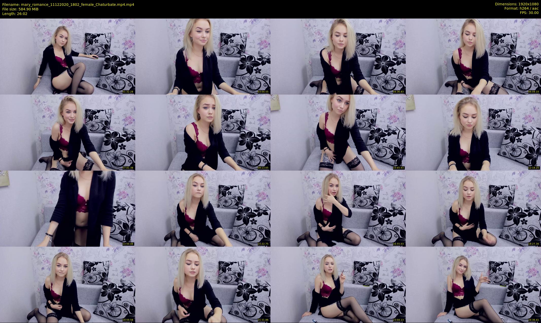mary_romance — 27 minute Chaturbate female cam show recording, 1080p, Dec 11, 2020