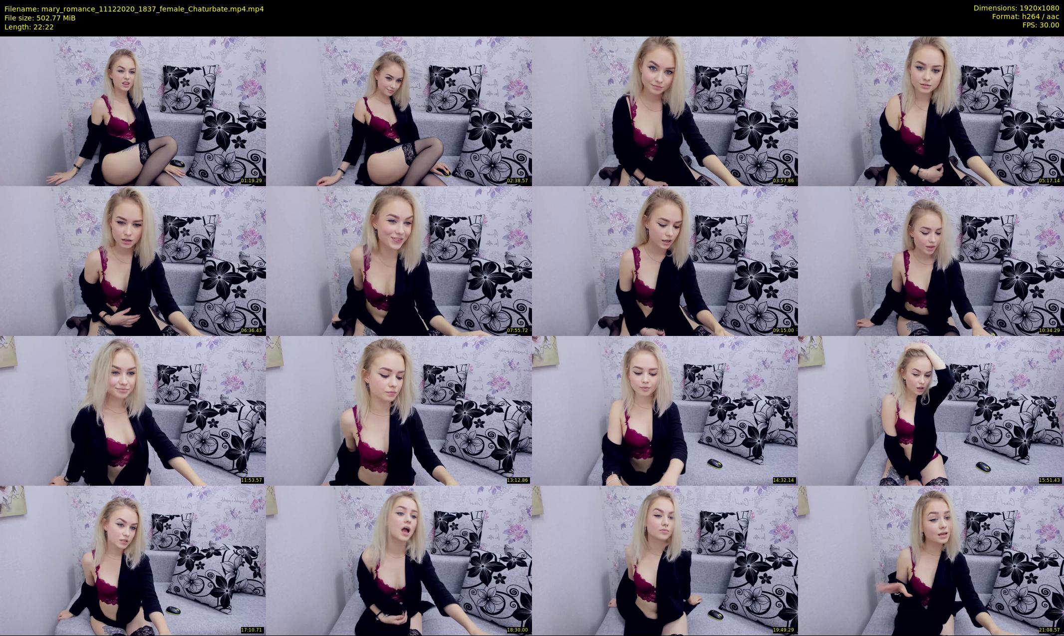 mary_romance — 23 minute Chaturbate female cam show recording, 1080p, Dec 11, 2020