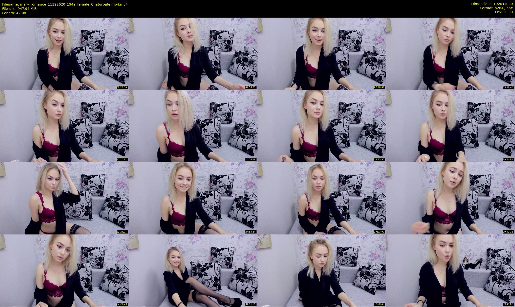 mary_romance — 43 minute Chaturbate female cam show recording, 1080p, Dec 11, 2020
